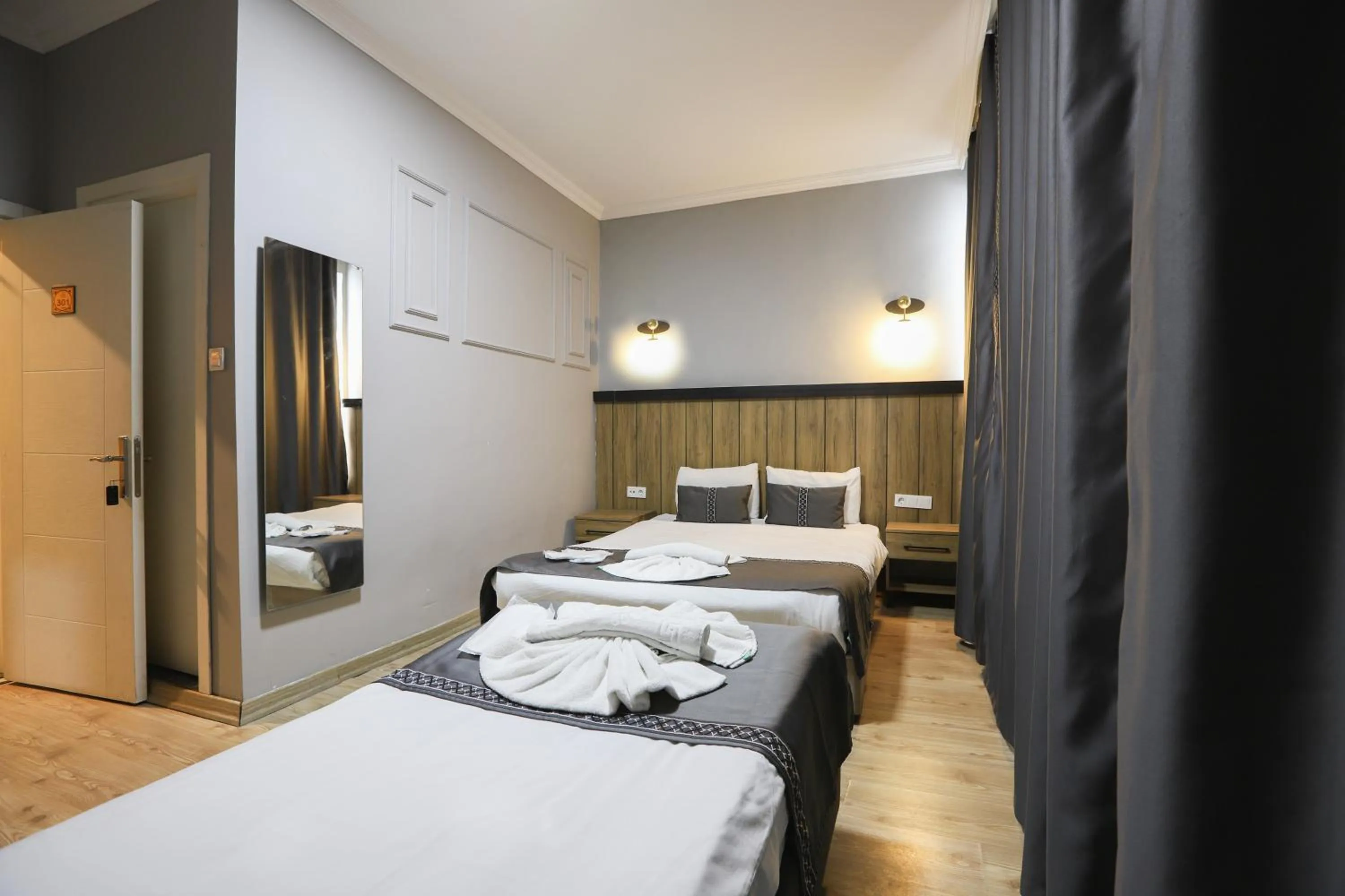 Bed in LA PERA SUİTES