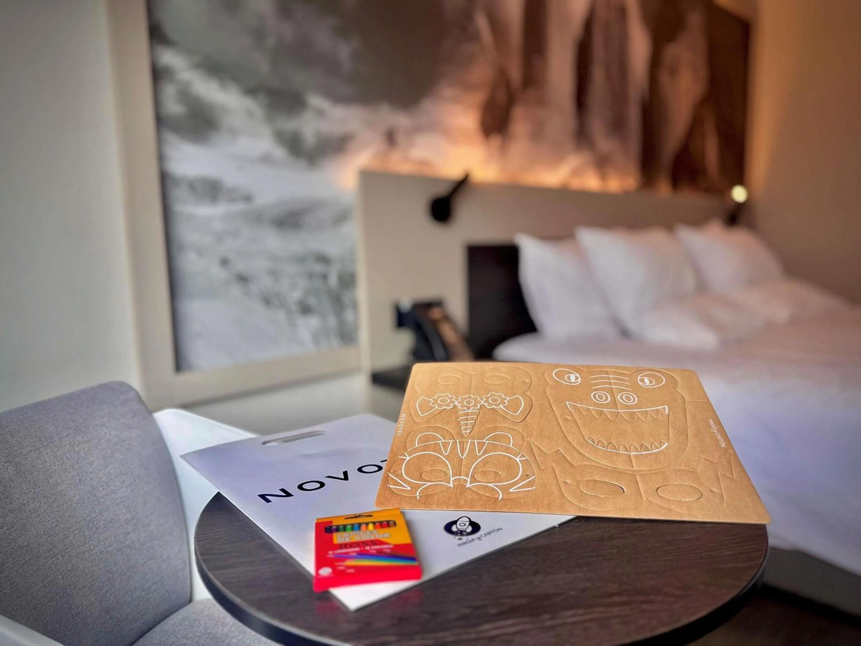 Bedroom, Bed in Novotel Santiago Vitacura