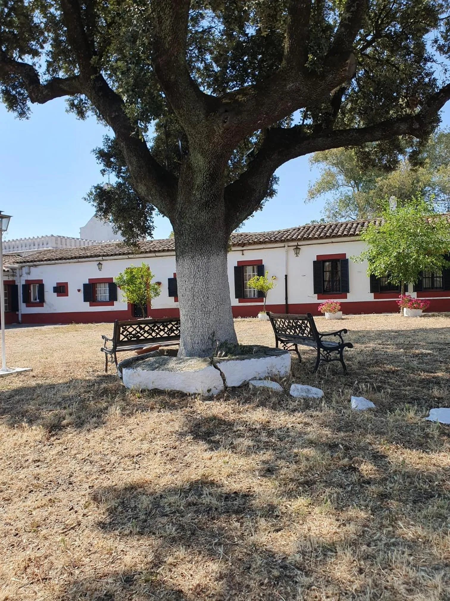 Patio in Hotel Rural El Vaqueril