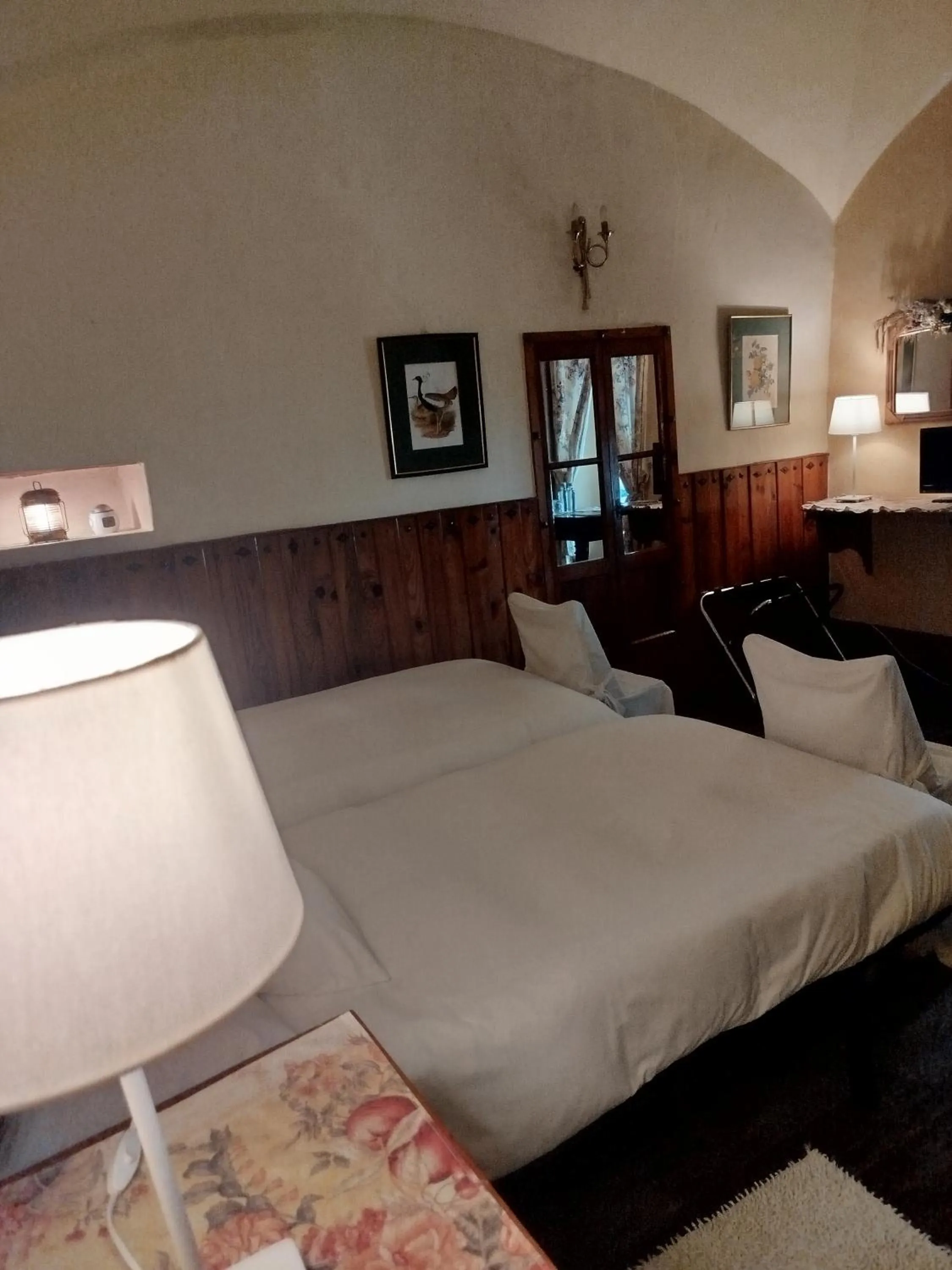 Bed in Hotel Rural El Vaqueril