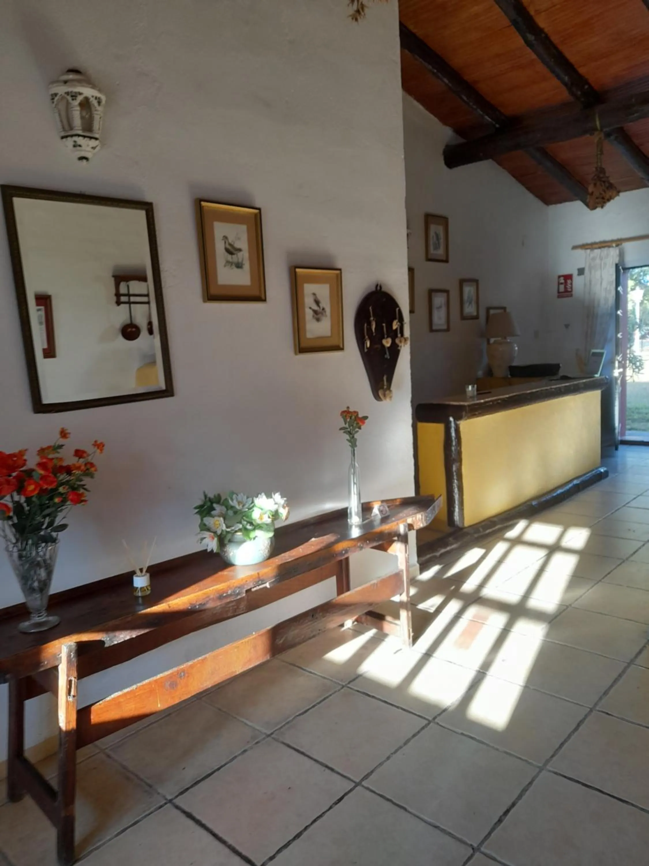 Lobby or reception in Hotel Rural El Vaqueril