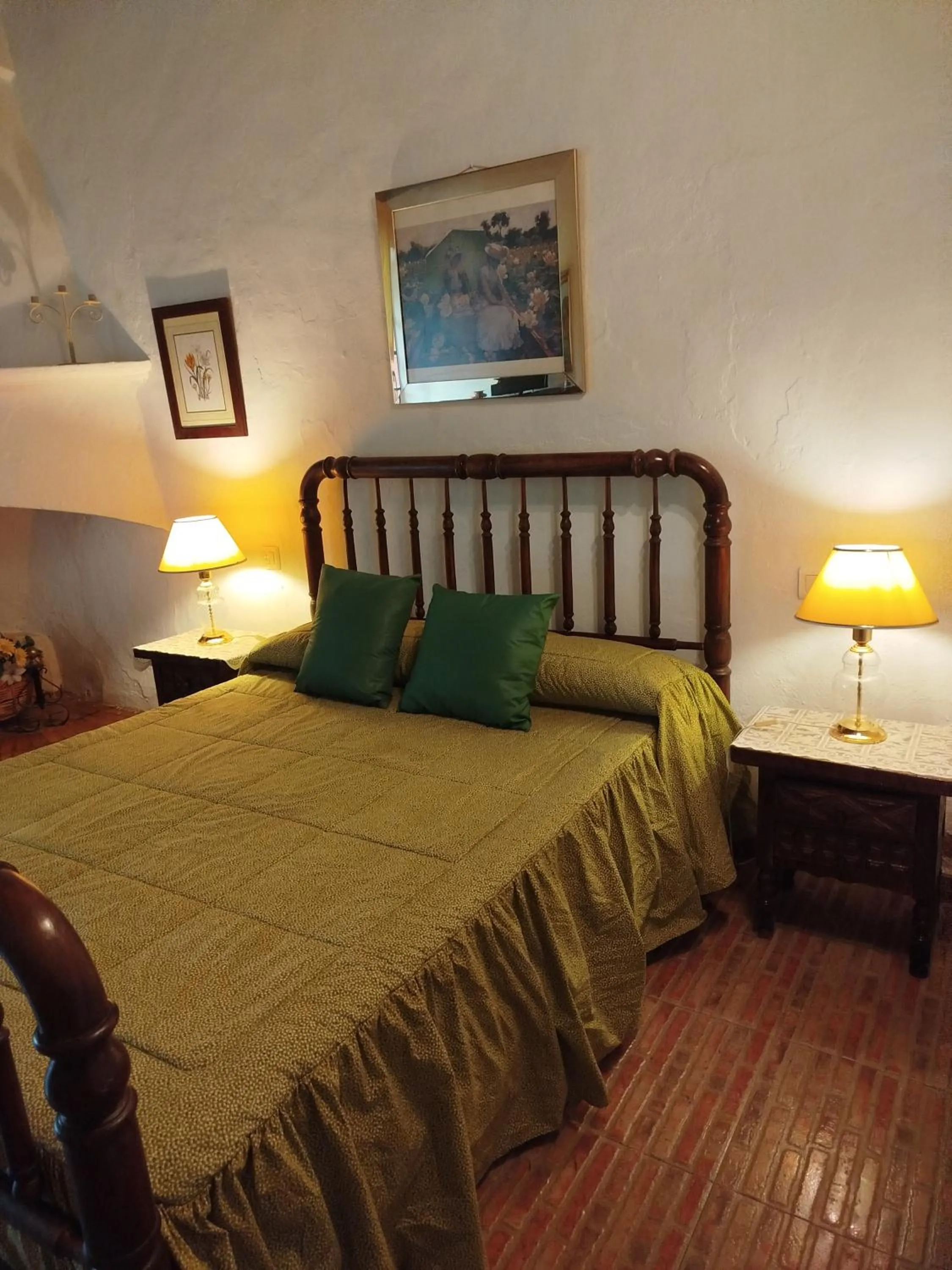 Bed in Hotel Rural El Vaqueril