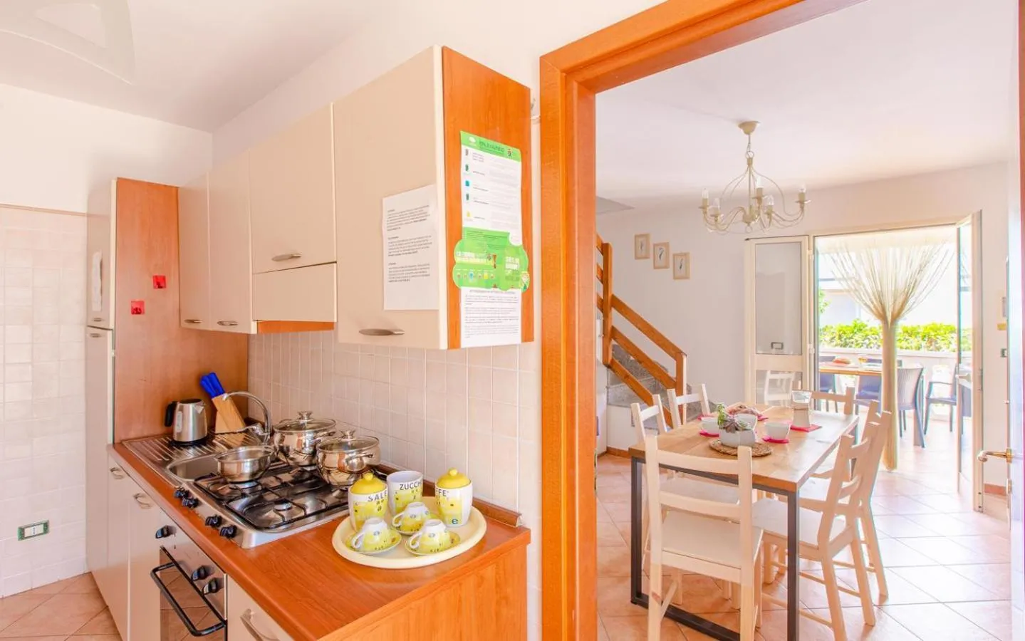 Kitchen or kitchenette in Villa Orchidea