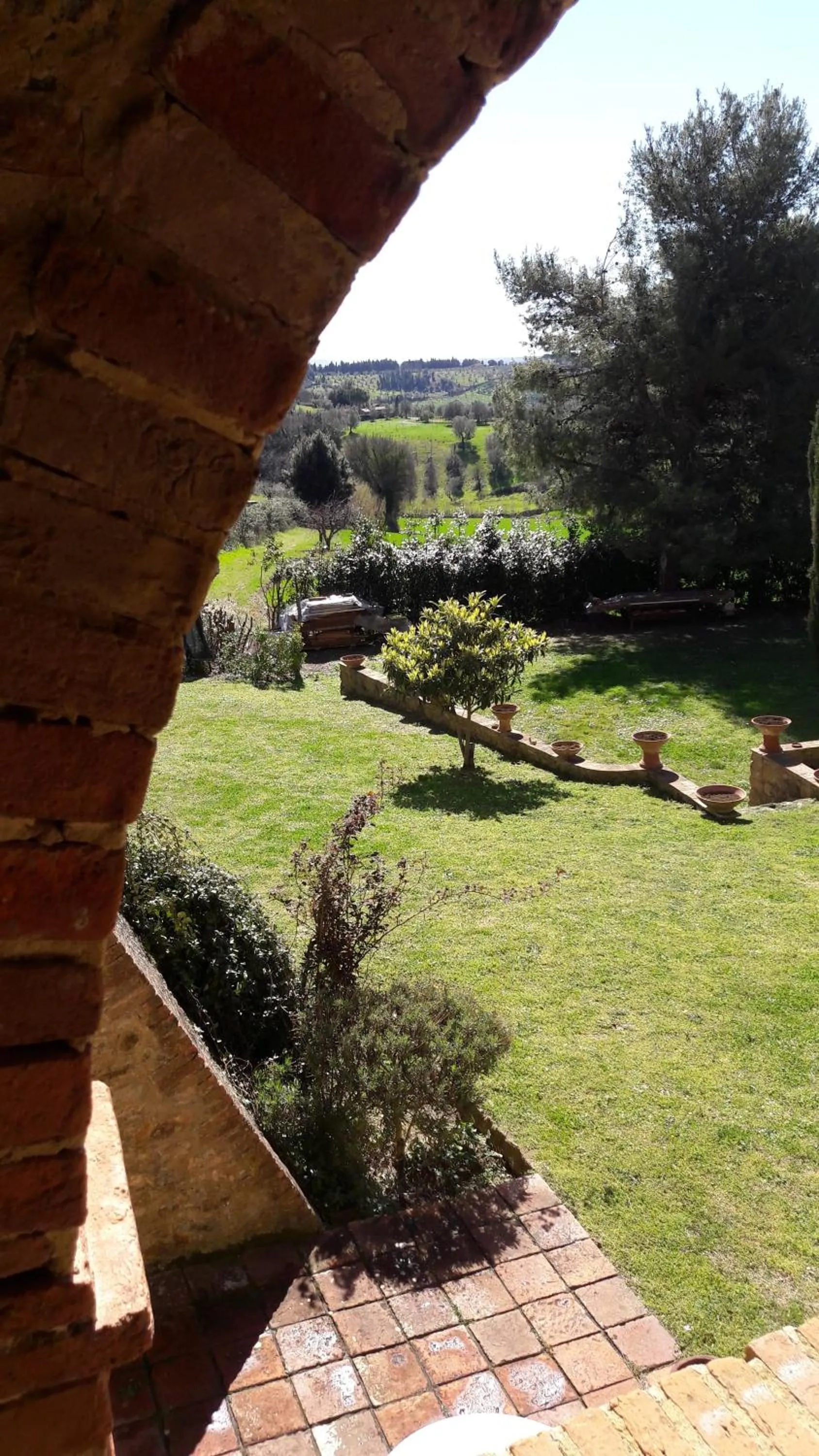 Garden view in Il Moreto - Casale Toscano per gruppi vicino Bolgheri e mare