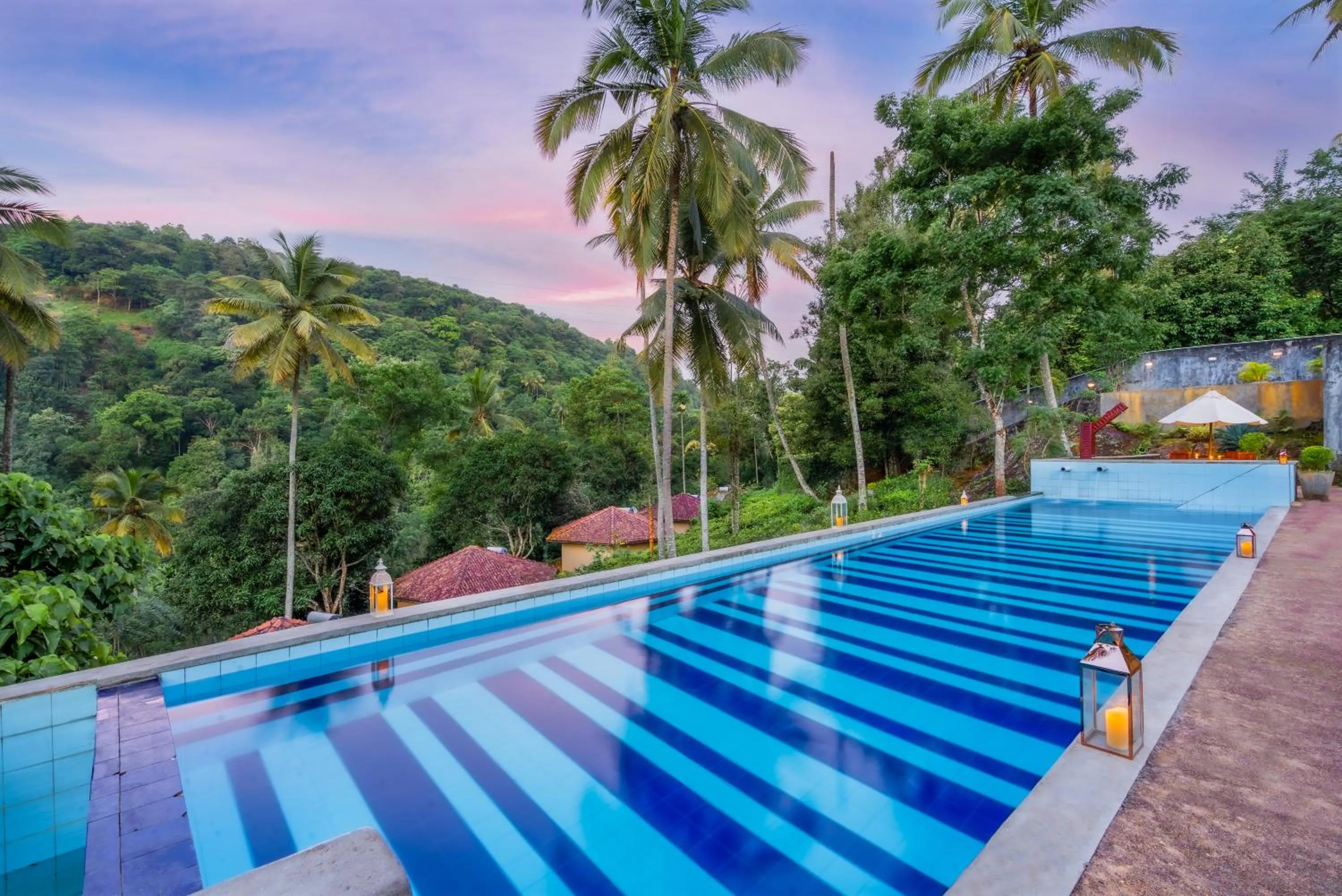 Natural landscape in Athulya Villas, Kandy