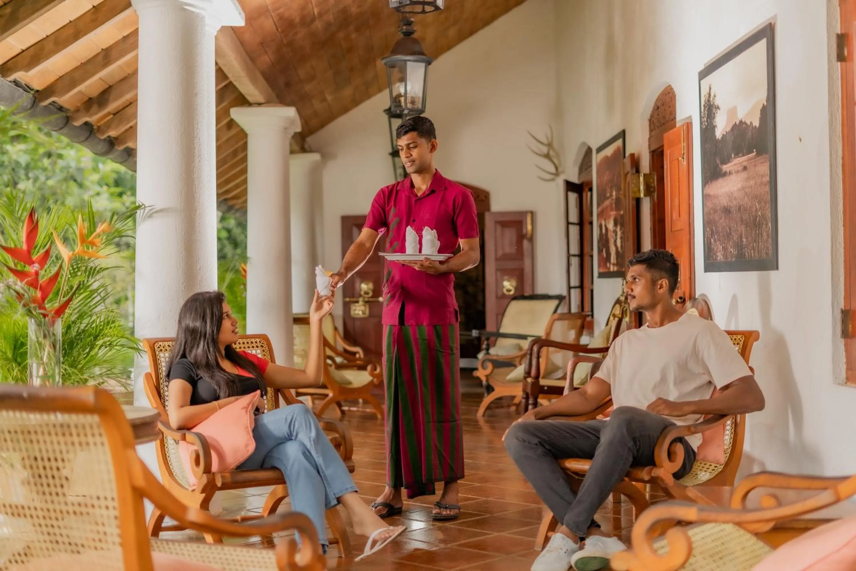 People in Athulya Villas, Kandy