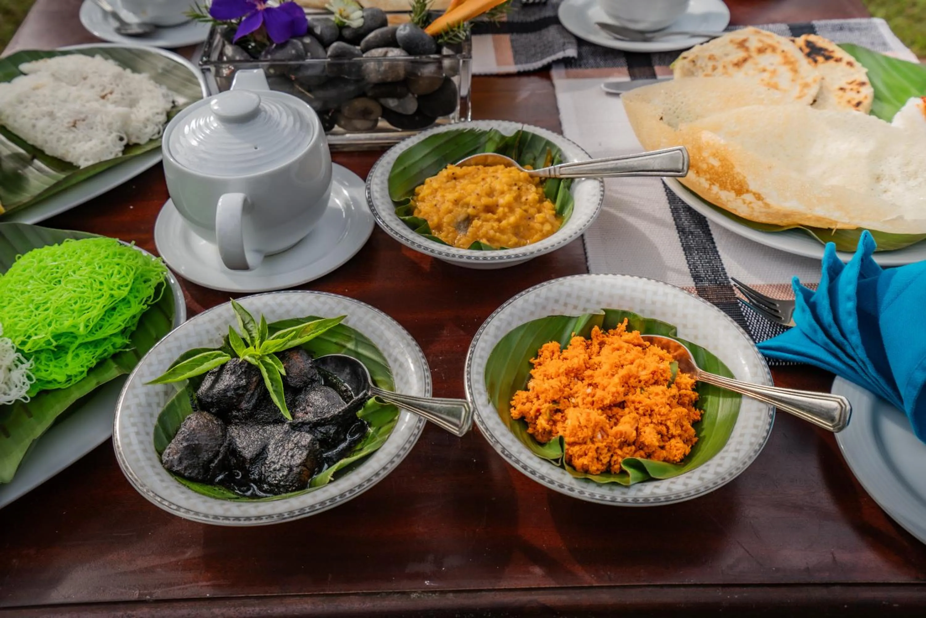 Breakfast in Athulya Villas, Kandy