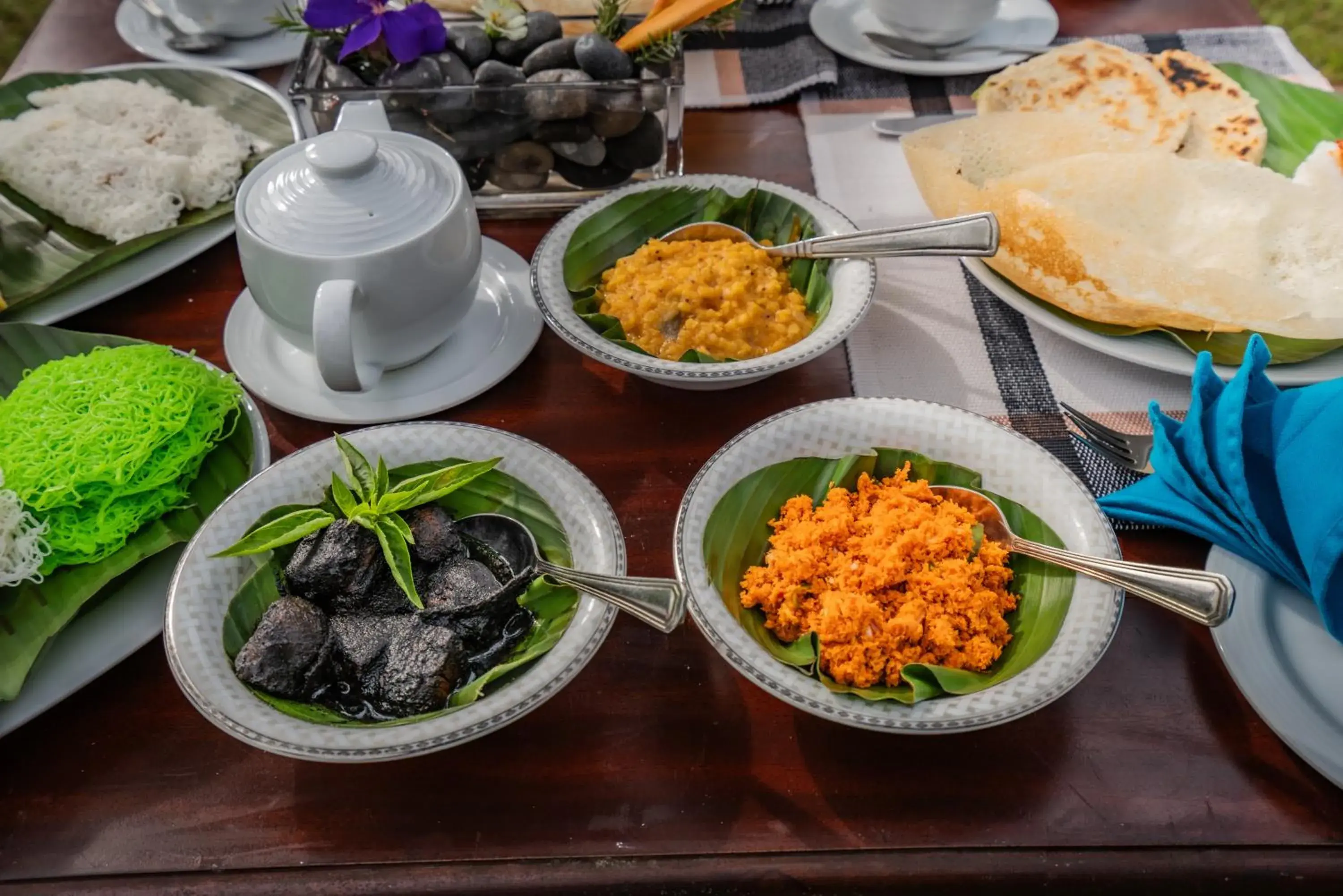 Breakfast in Athulya Villas, Kandy Breakfast in Athulya Villas, Kandy