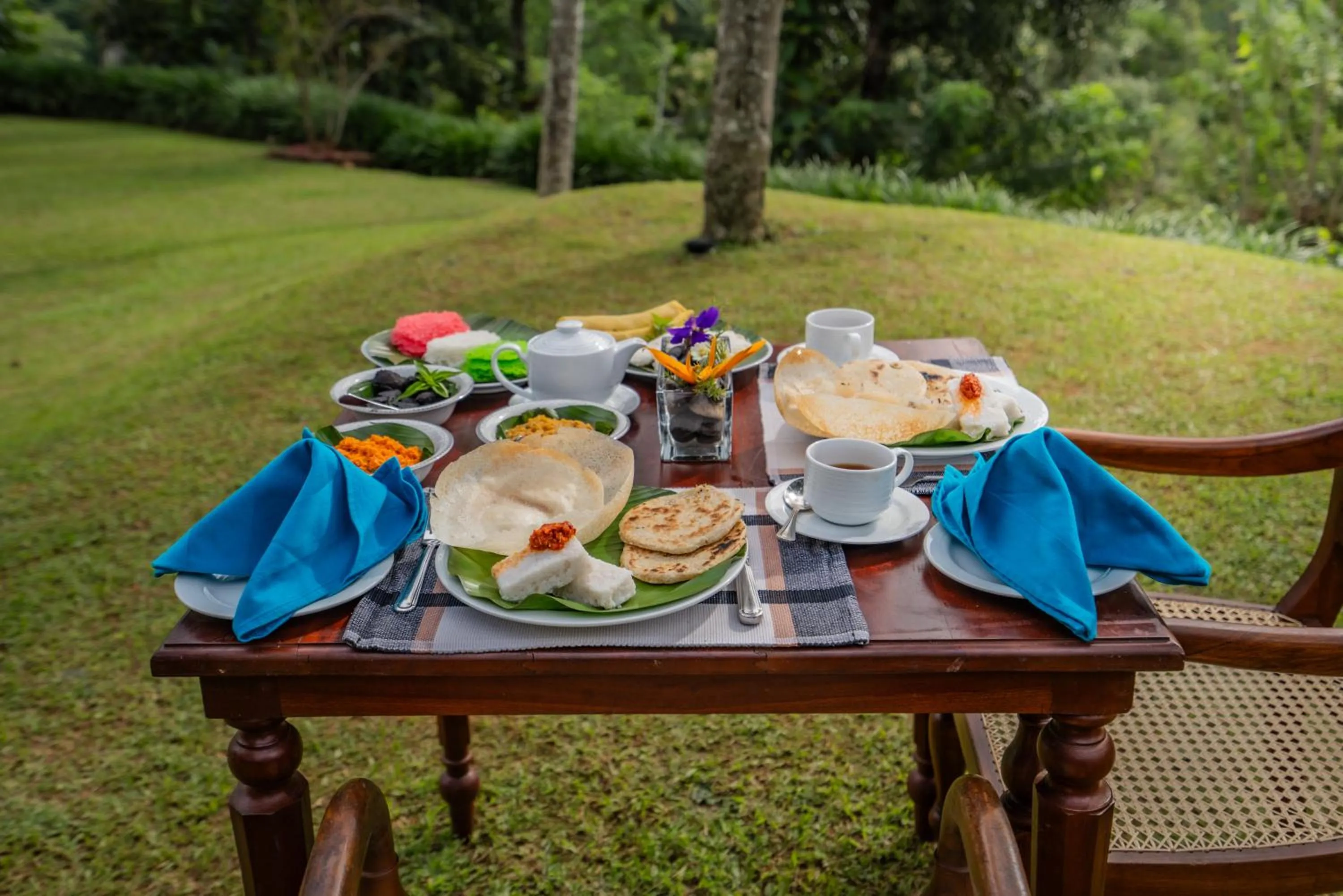Breakfast in Athulya Villas, Kandy