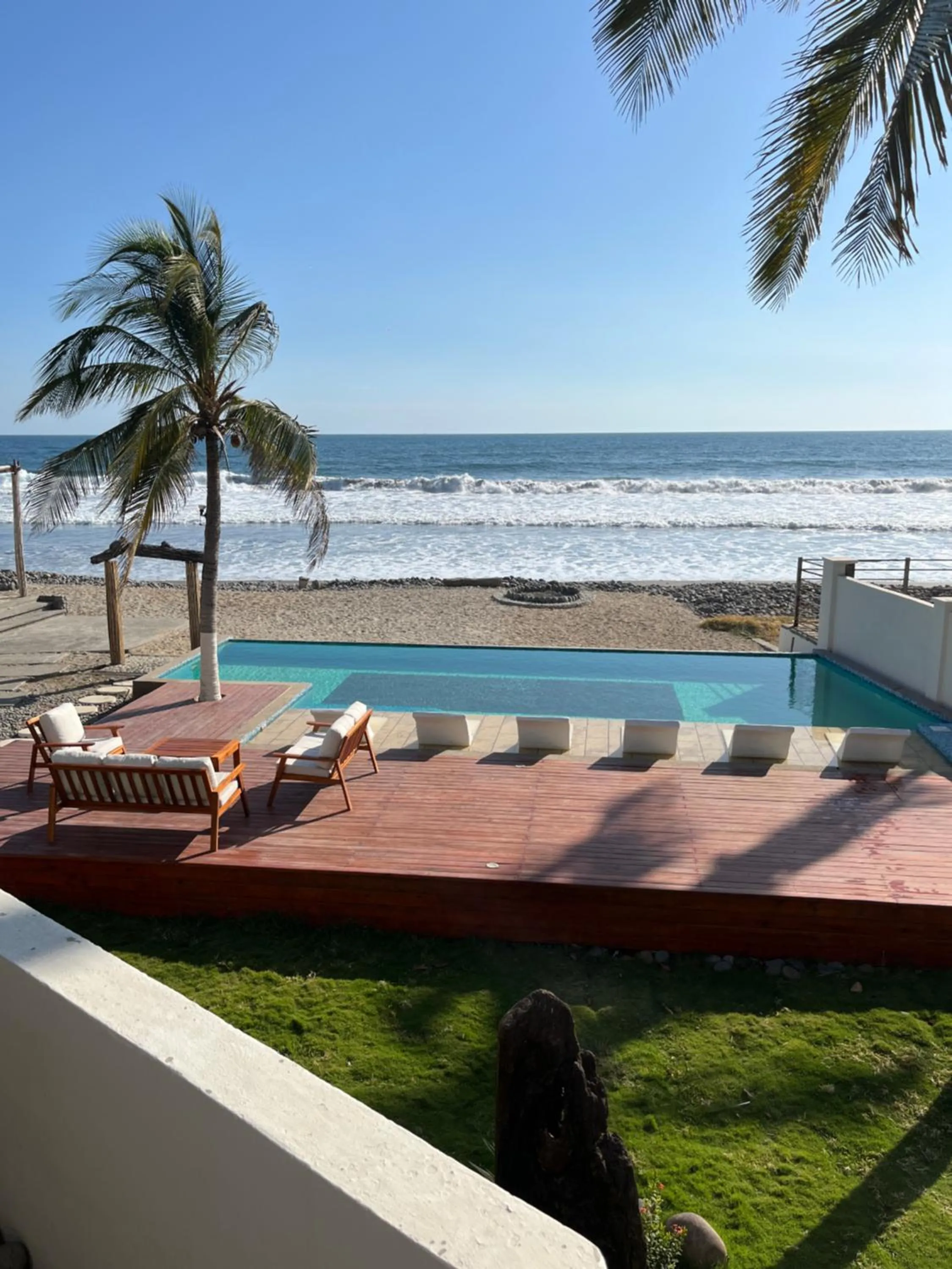 Pool view in Casa Playa Blanca