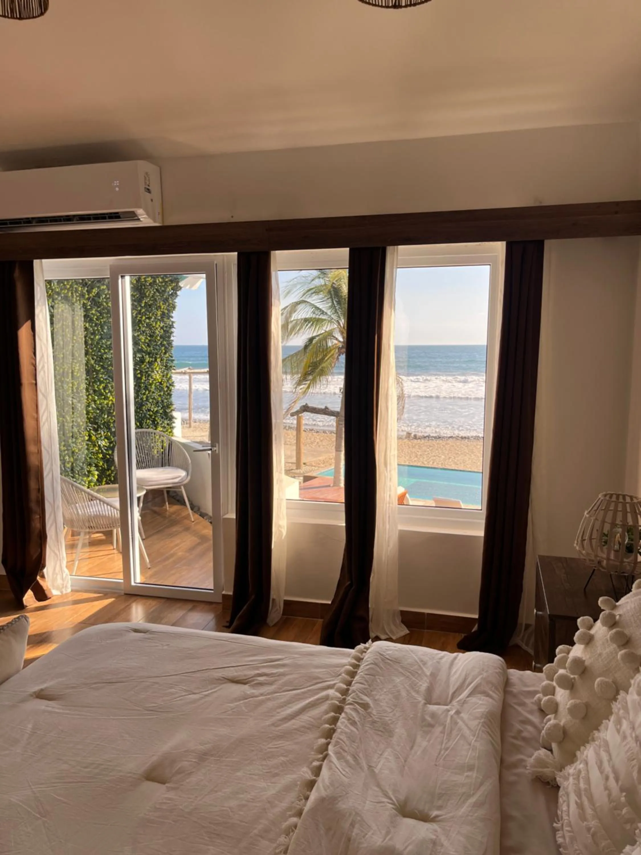 View (from property/room), Bed in Casa Playa Blanca