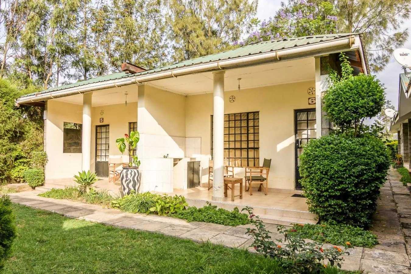 Patio in Fina Gardens Resort, Naivasha