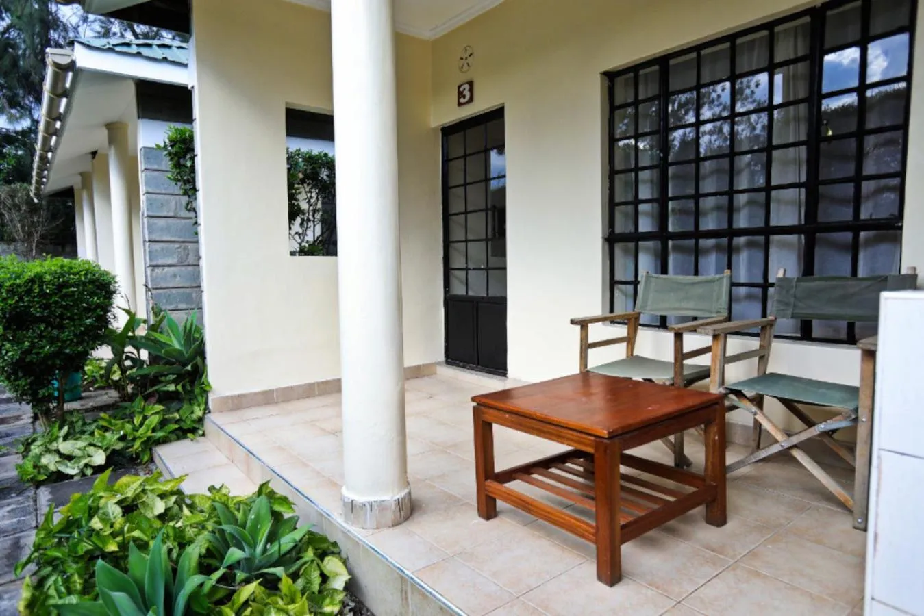 Patio in Fina Gardens Resort, Naivasha