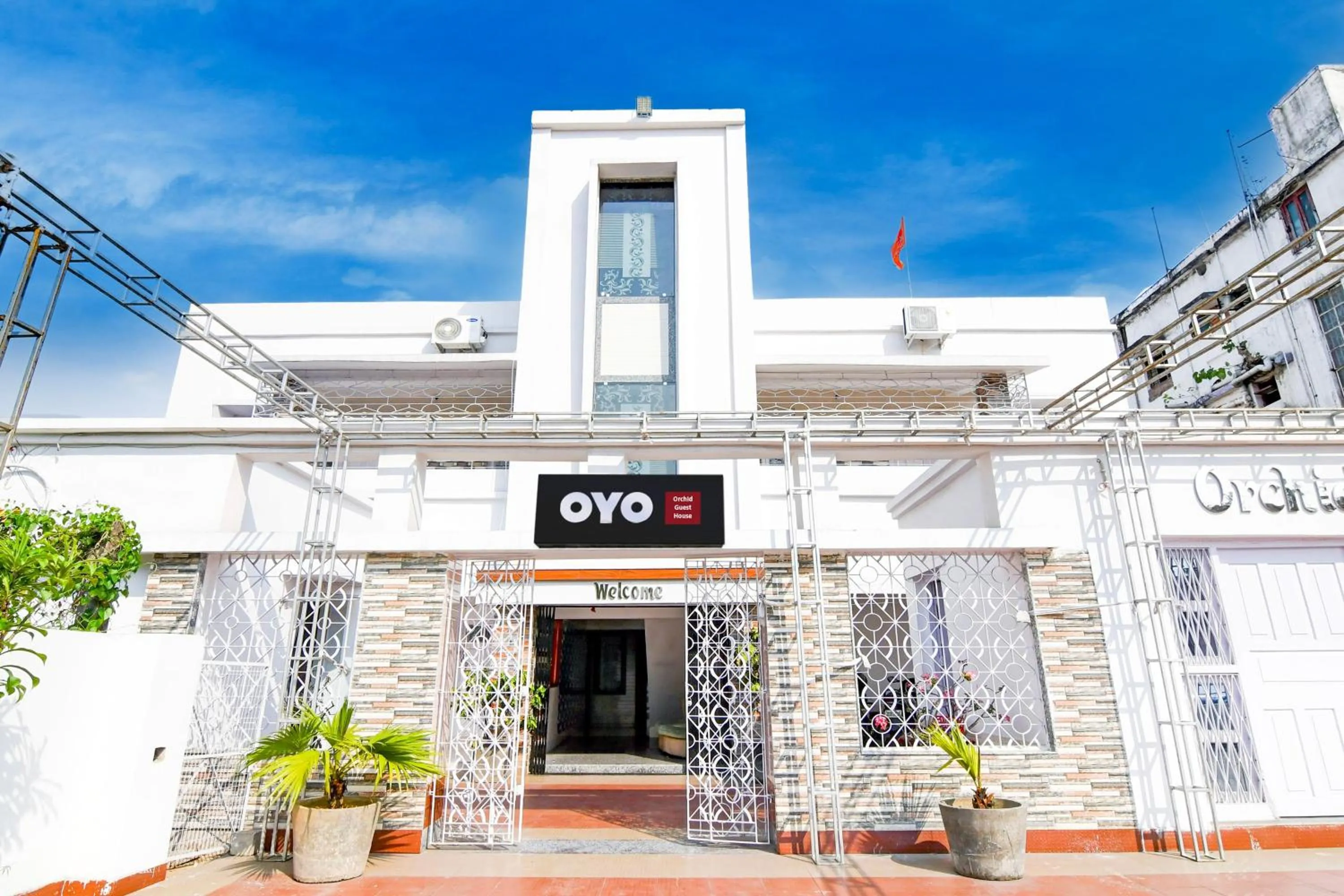 Facade/entrance in Hotel O Orchid Guest House