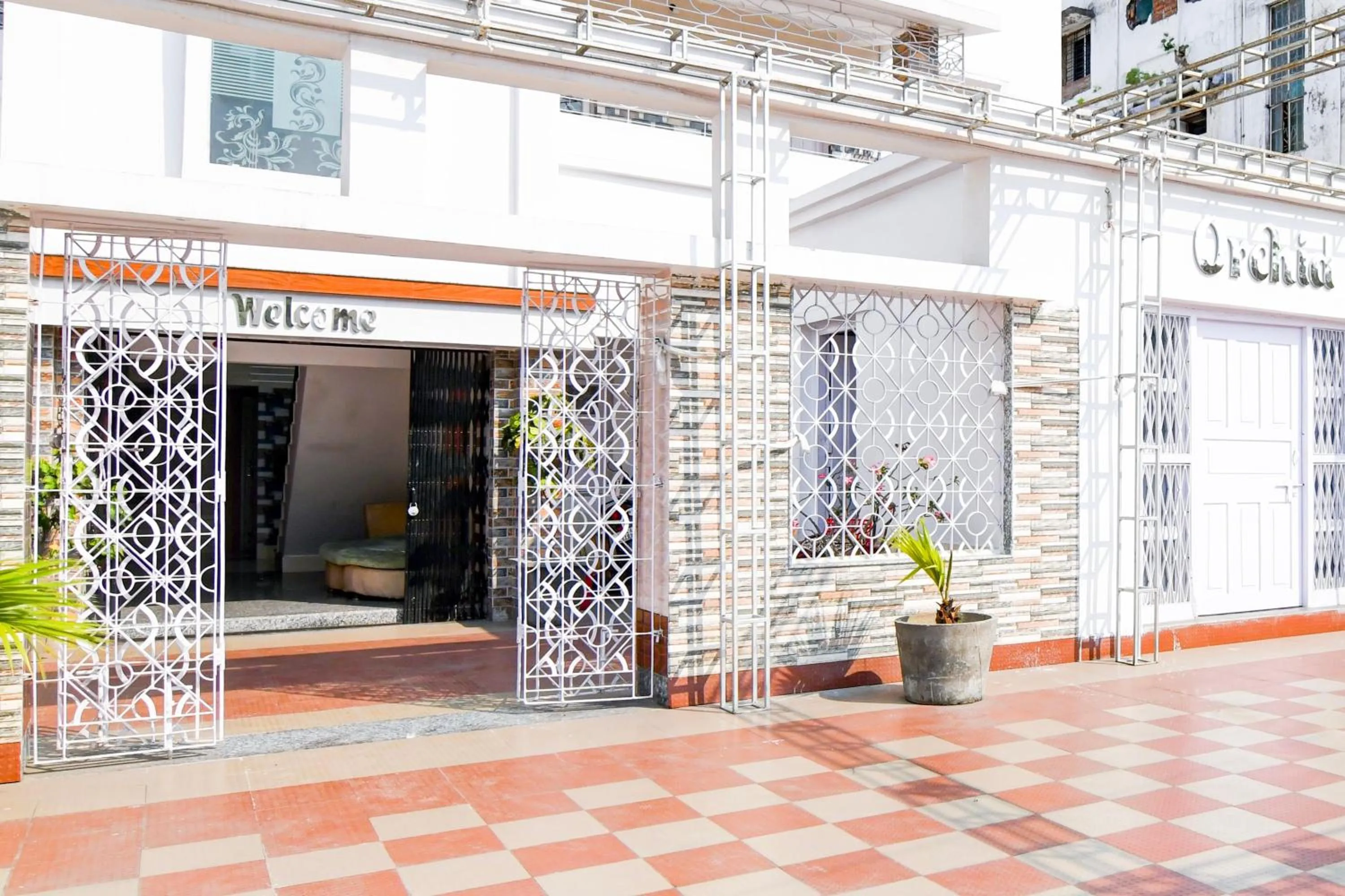 Facade/entrance in Hotel O Orchid Guest House