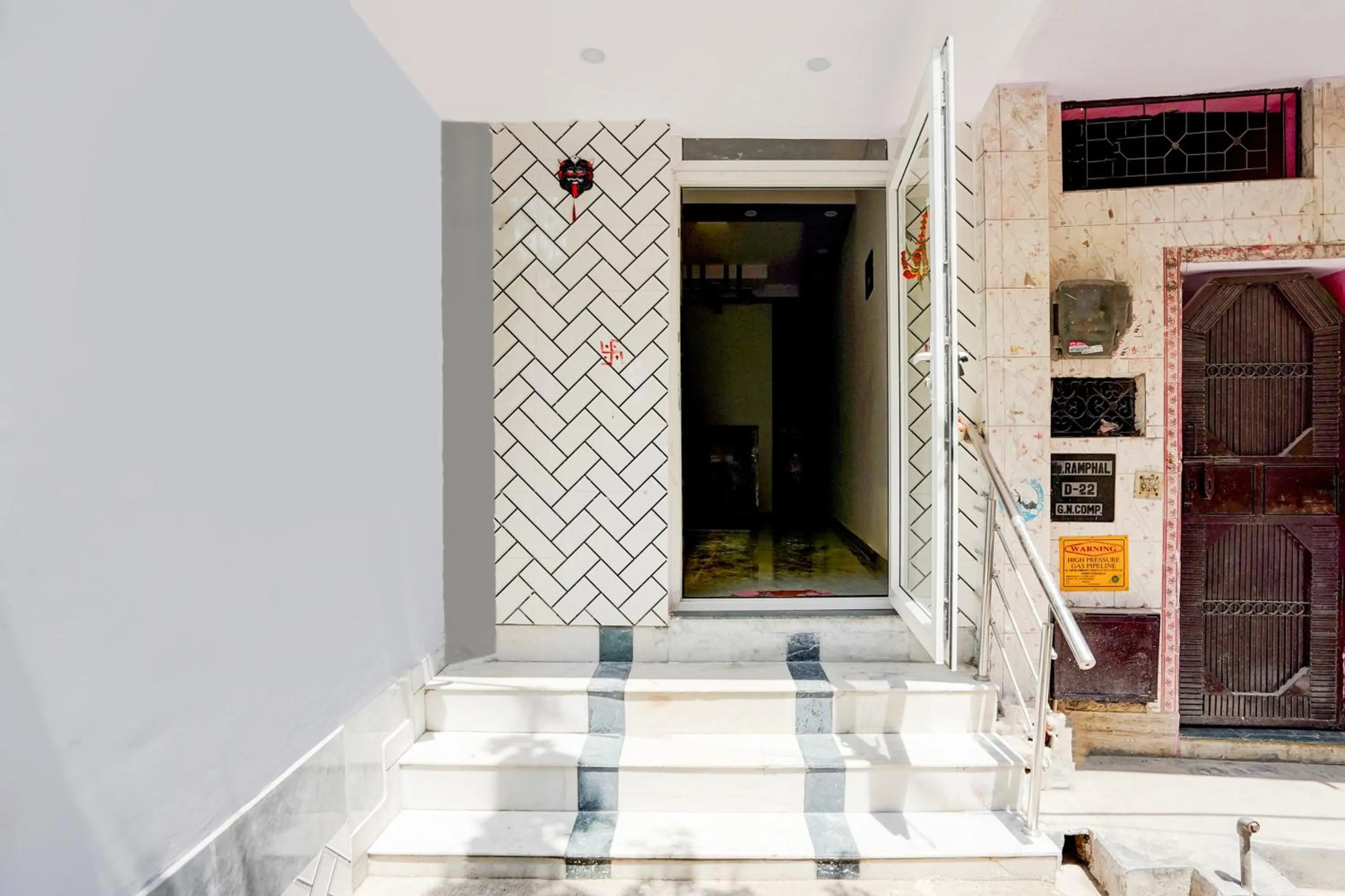 Facade/entrance in Hotel O Karan Residency
