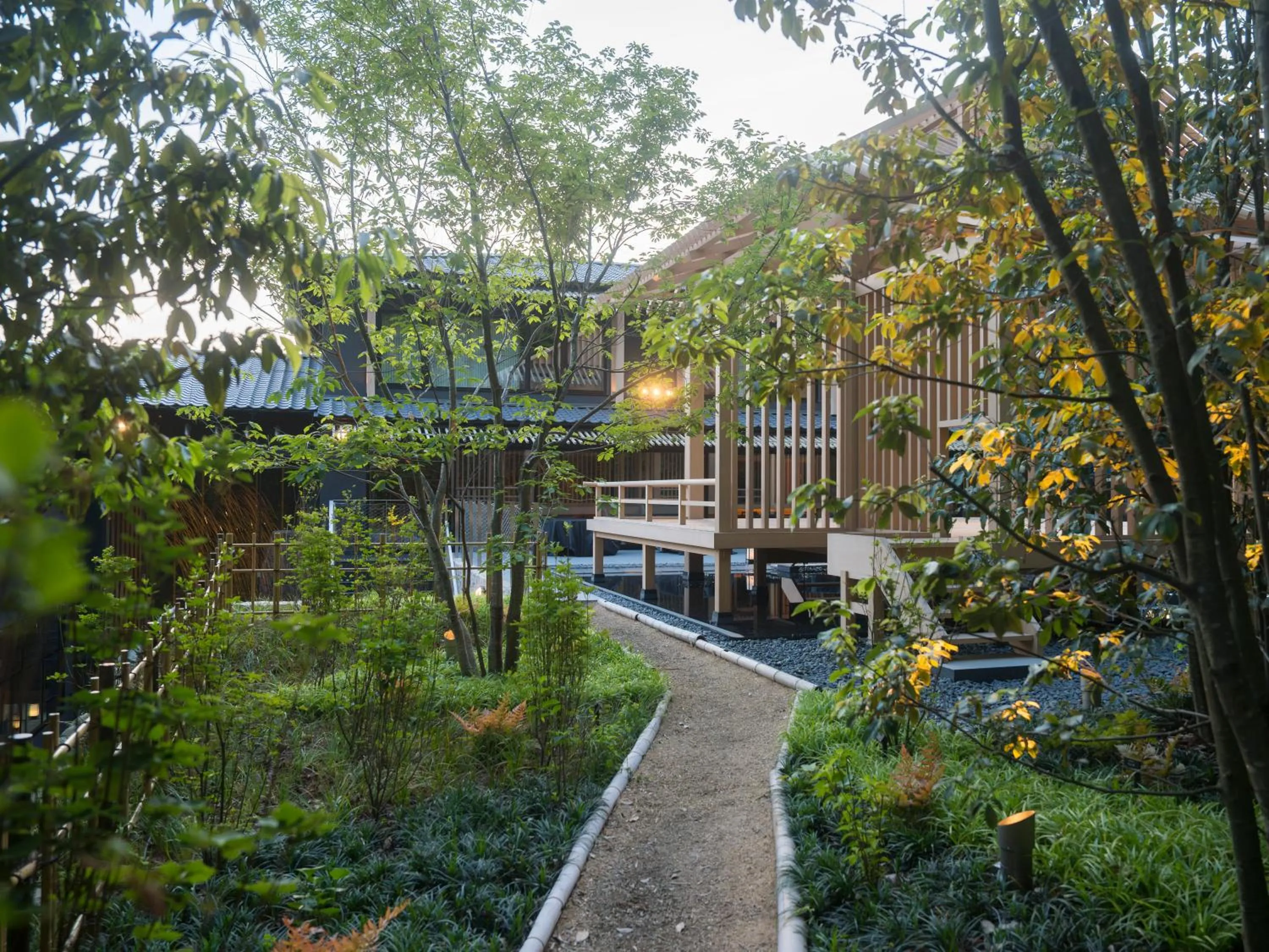 Garden in Banyan Tree Higashiyama Kyoto