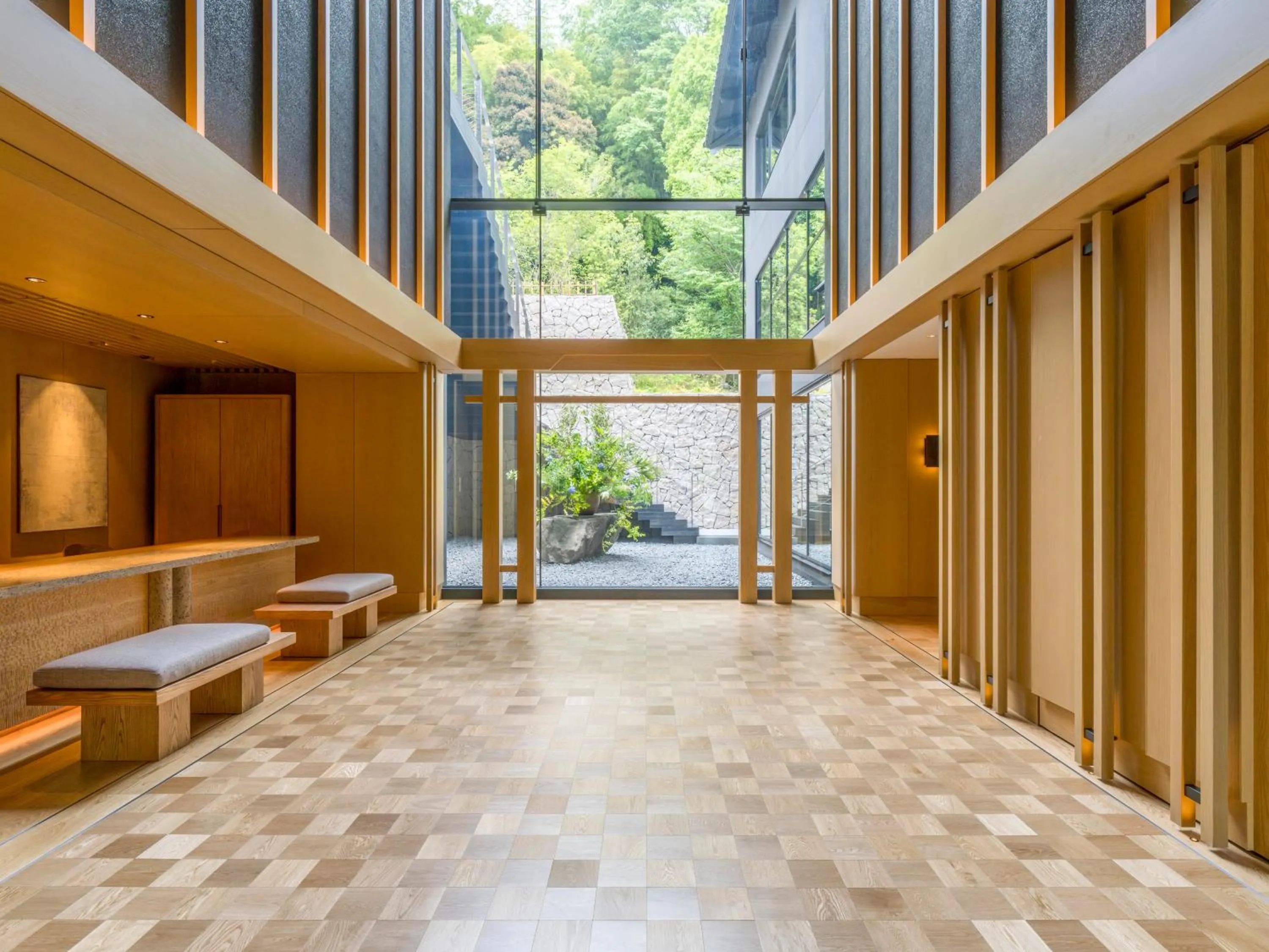 Lobby or reception in Banyan Tree Higashiyama Kyoto