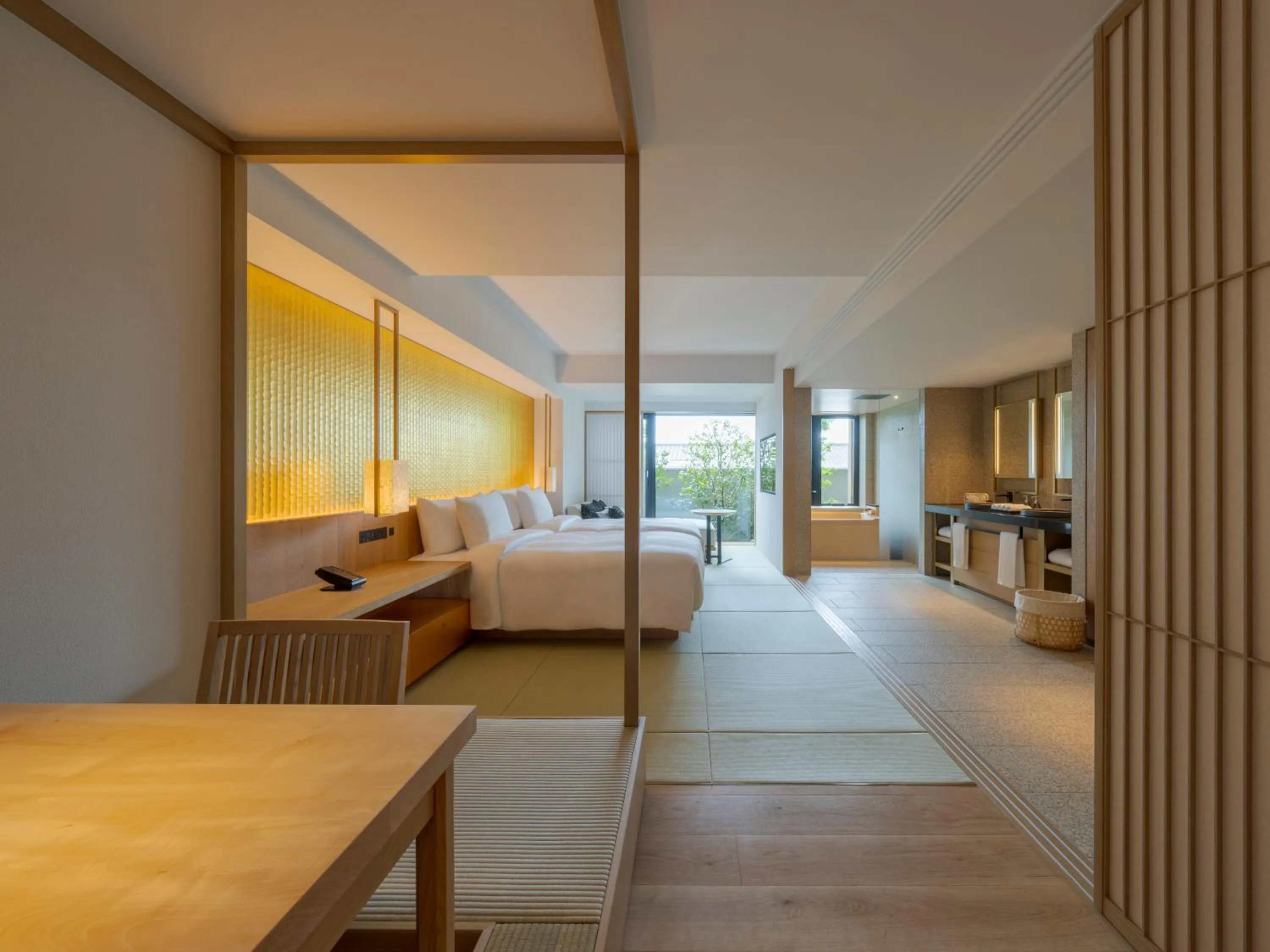 Bedroom, Bed in Banyan Tree Higashiyama Kyoto