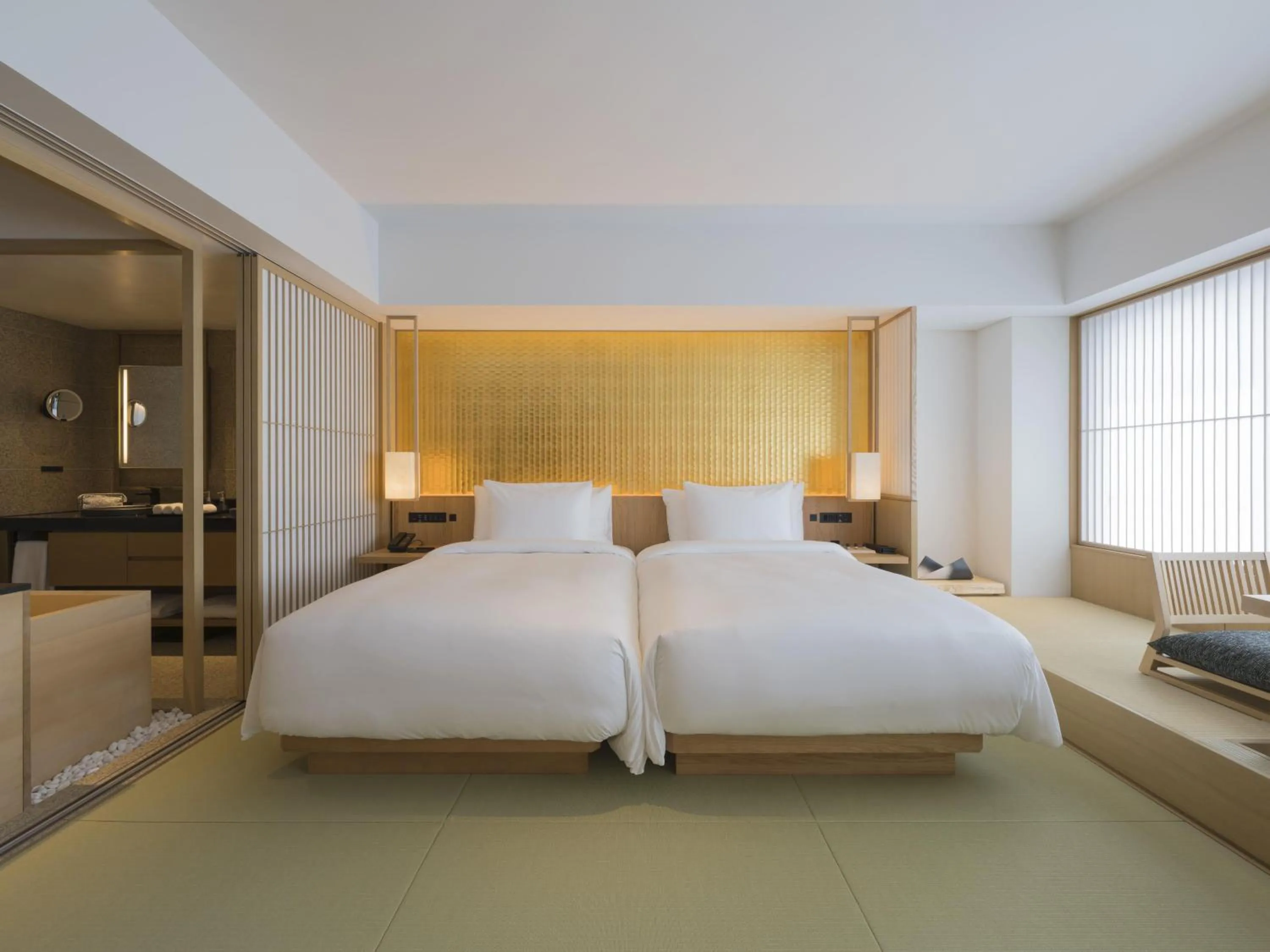 Bedroom, Bed in Banyan Tree Higashiyama Kyoto