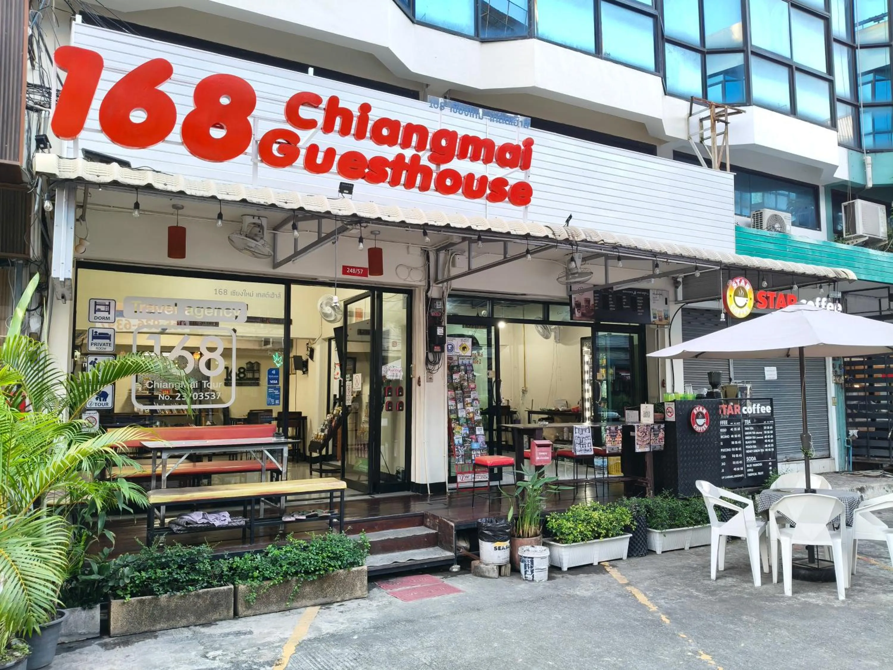 Property building in 168 Chiangmai Guesthouse