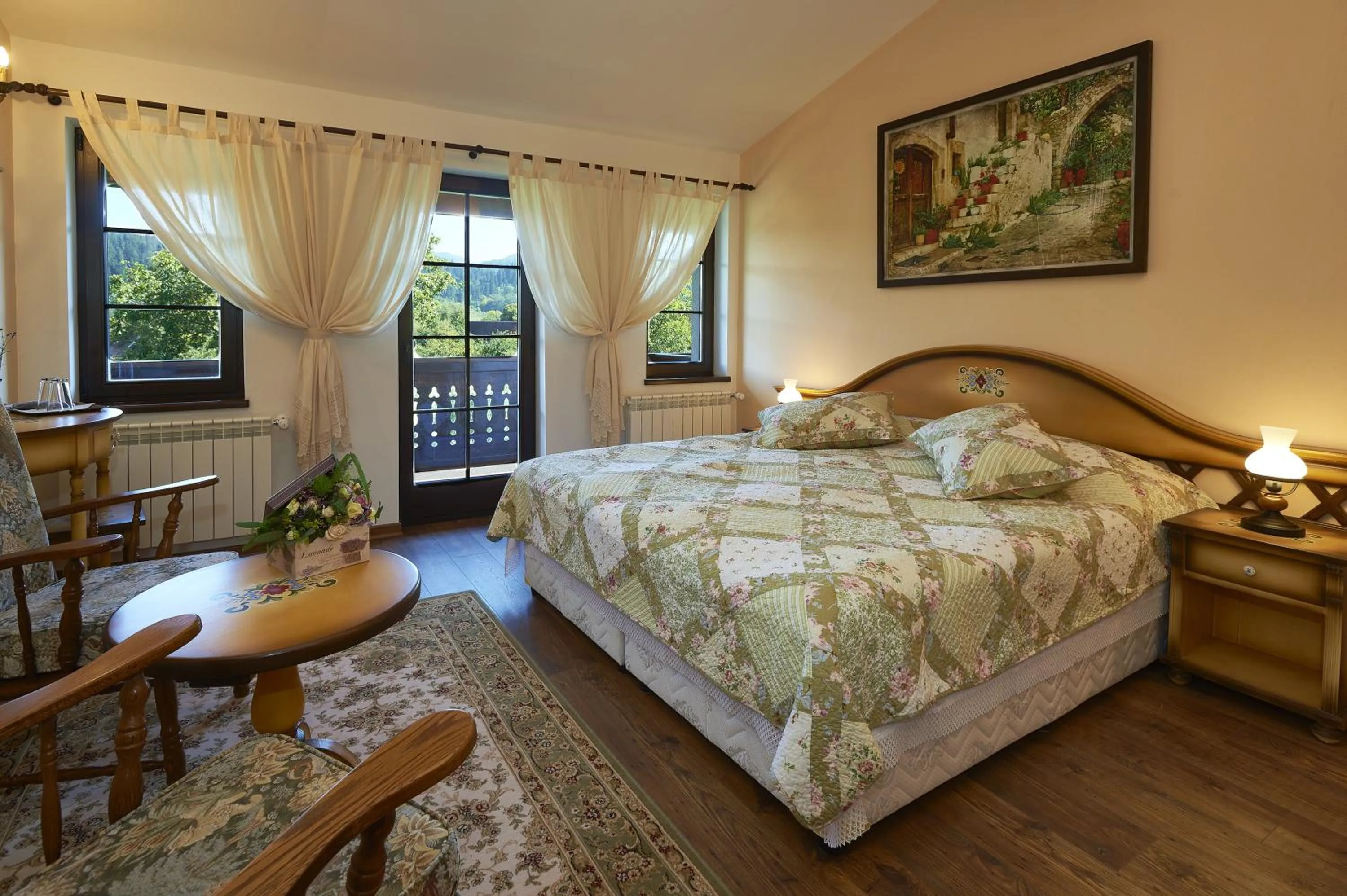 Photo of the whole room, Bed in Conacul Ambient