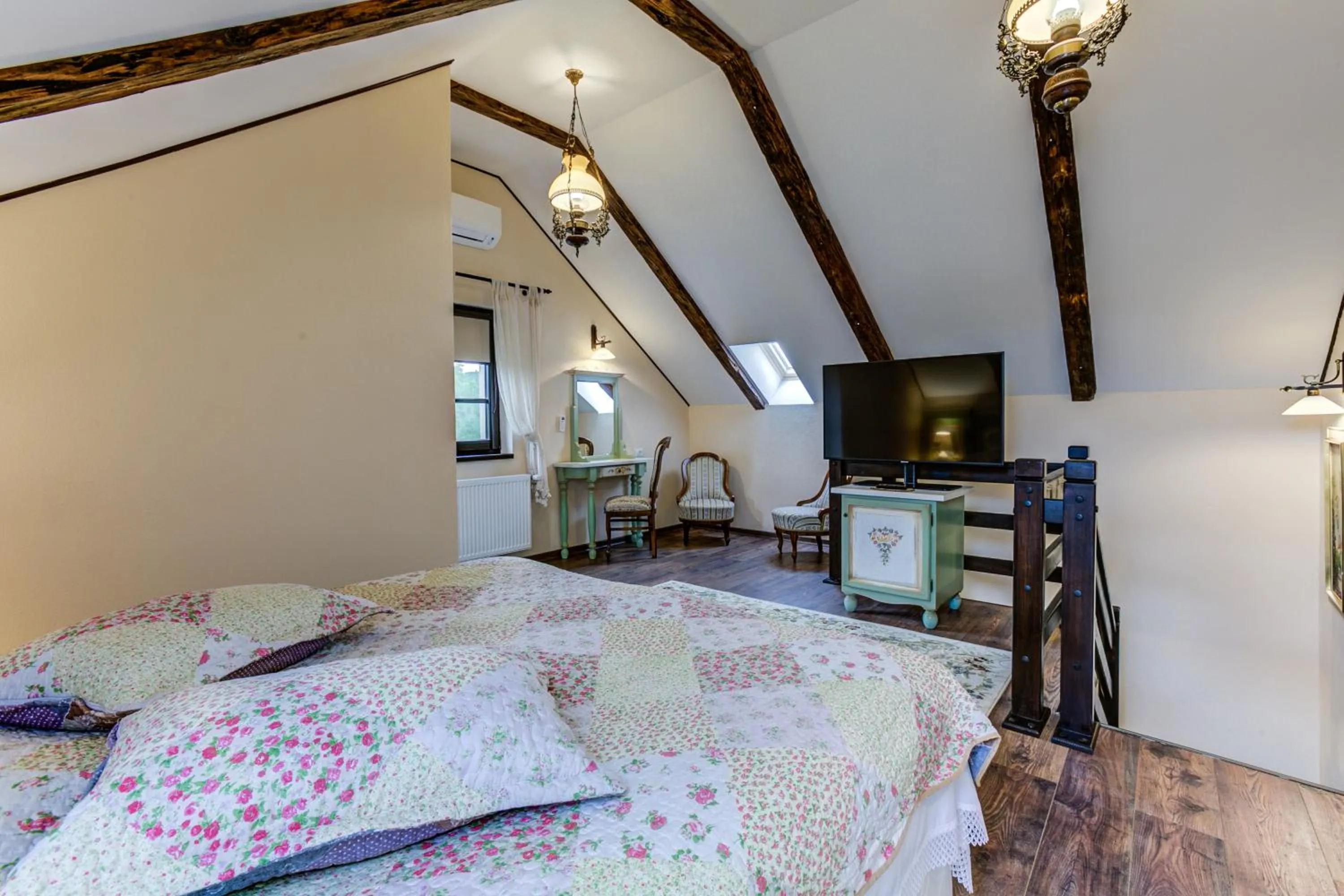 Bedroom, Bed in Conacul Ambient