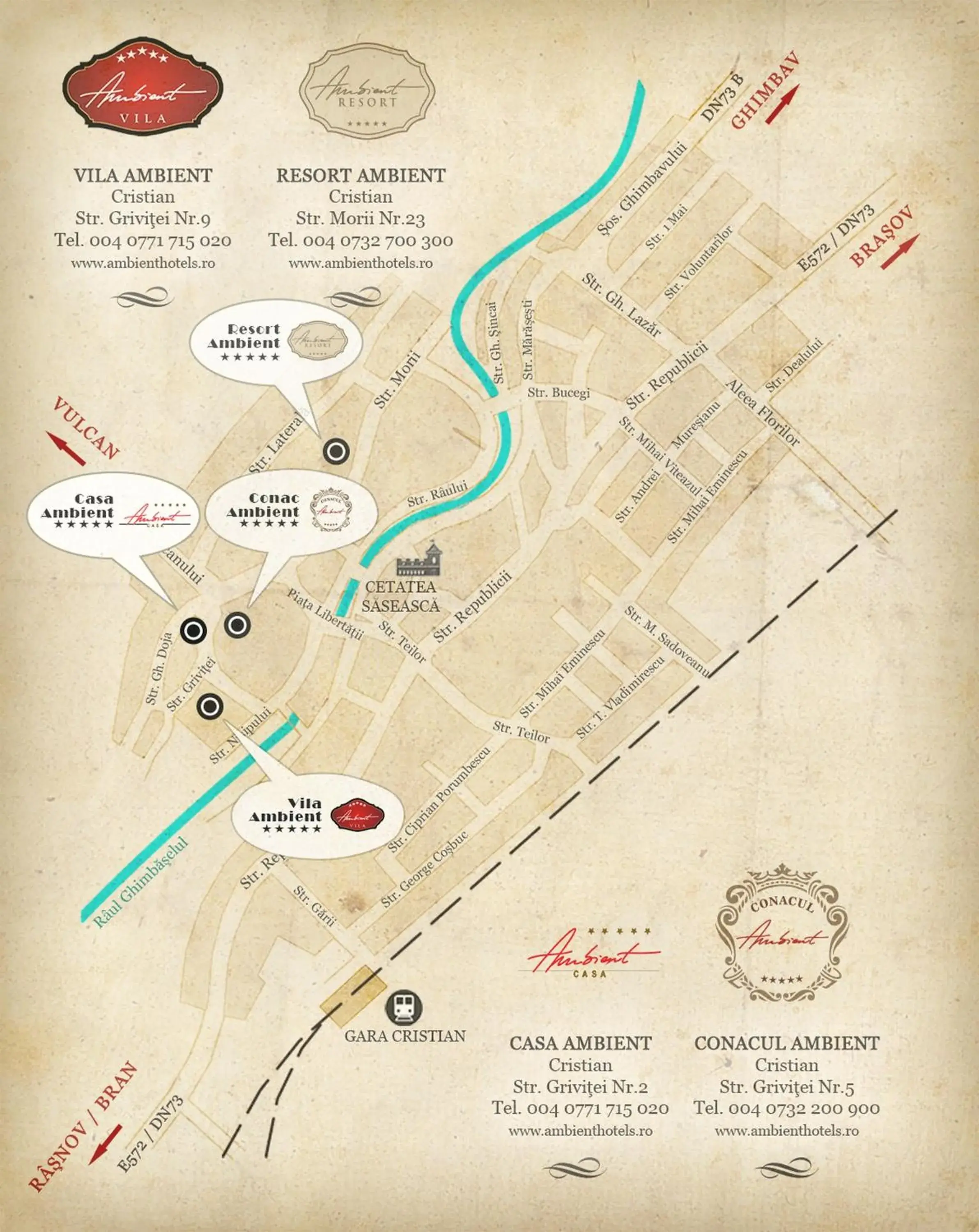 Landmark view in Conacul Ambient Landmark view in Conacul Ambient