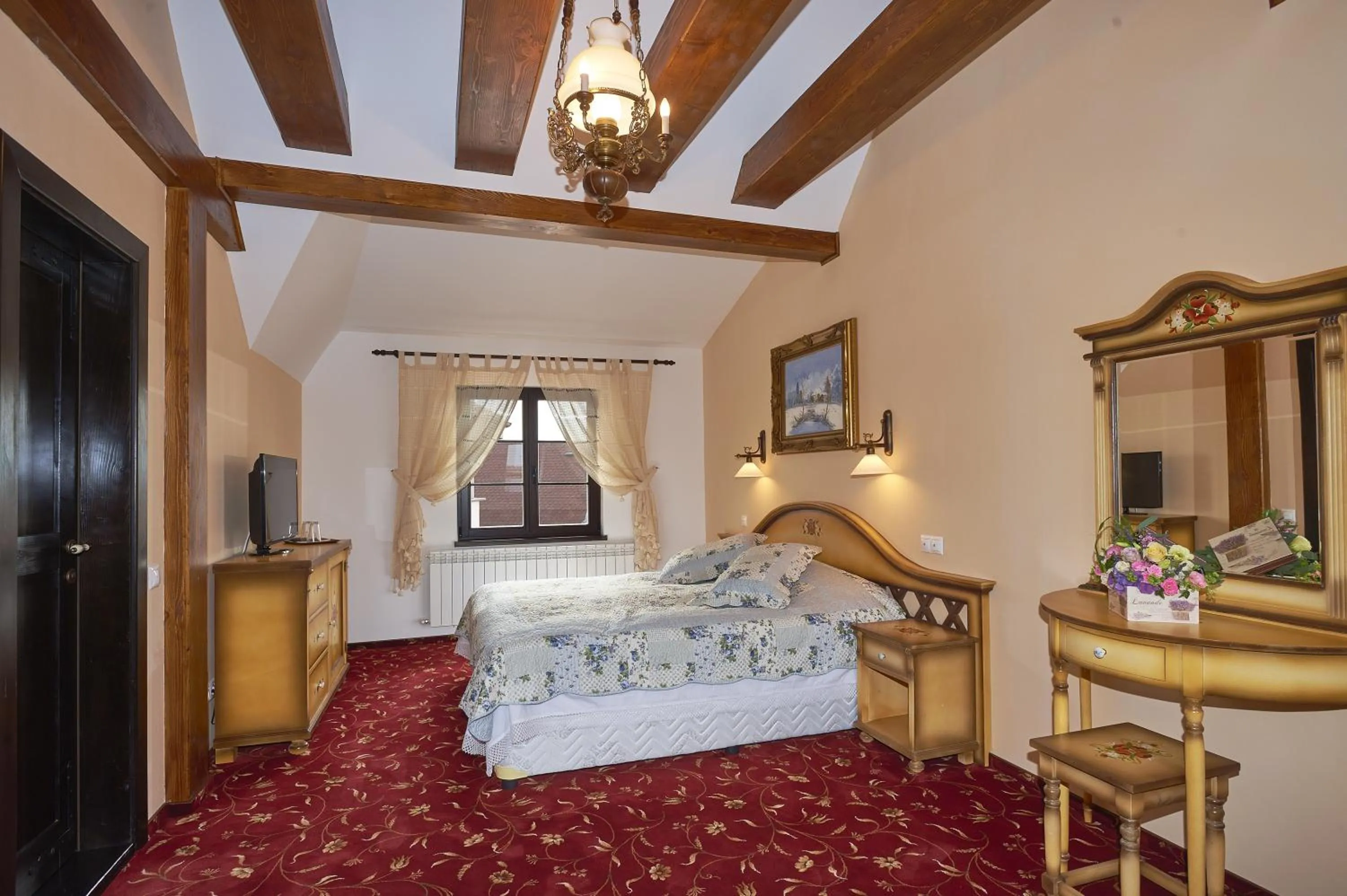 Photo of the whole room, Bed in Conacul Ambient