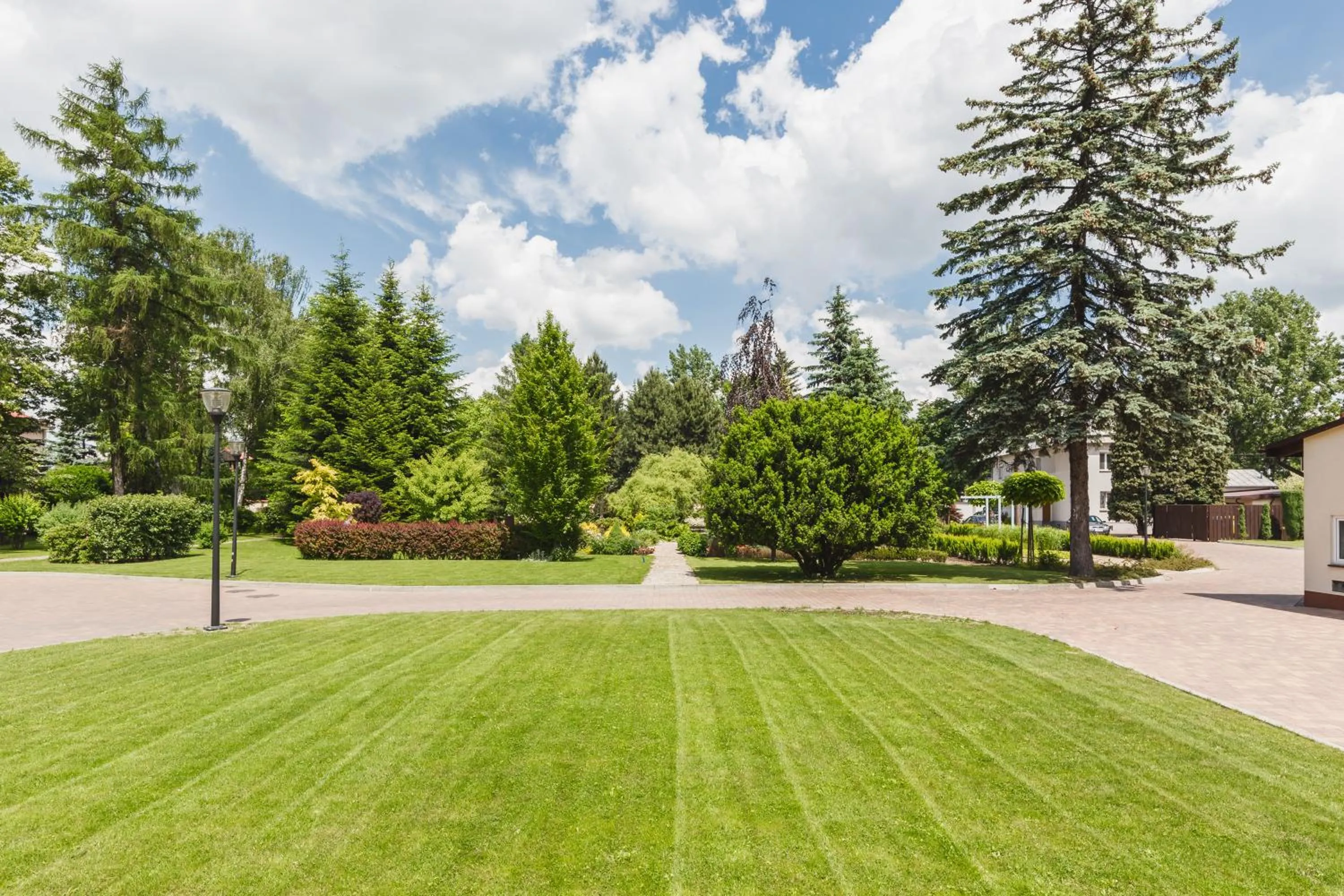 Garden in Hostel Biały Dom
