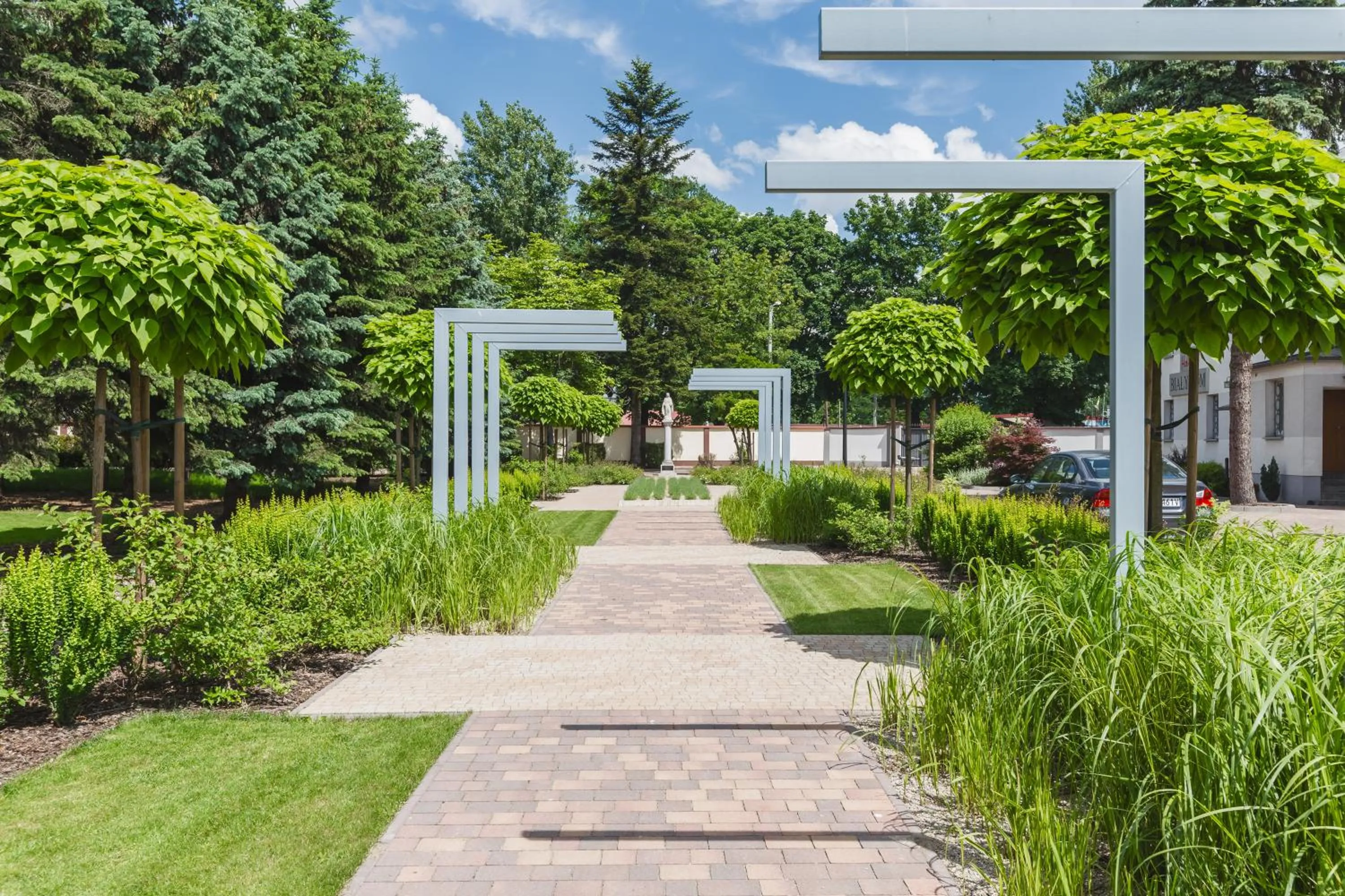 Garden in Hostel Biały Dom