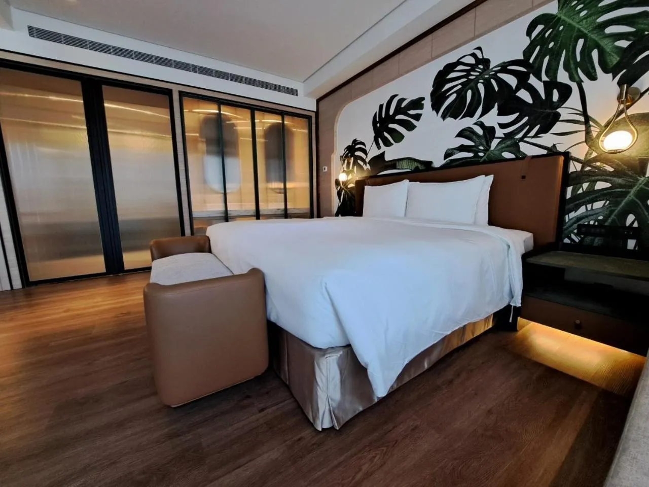 Bed in Boutech Wuri Village Hotel