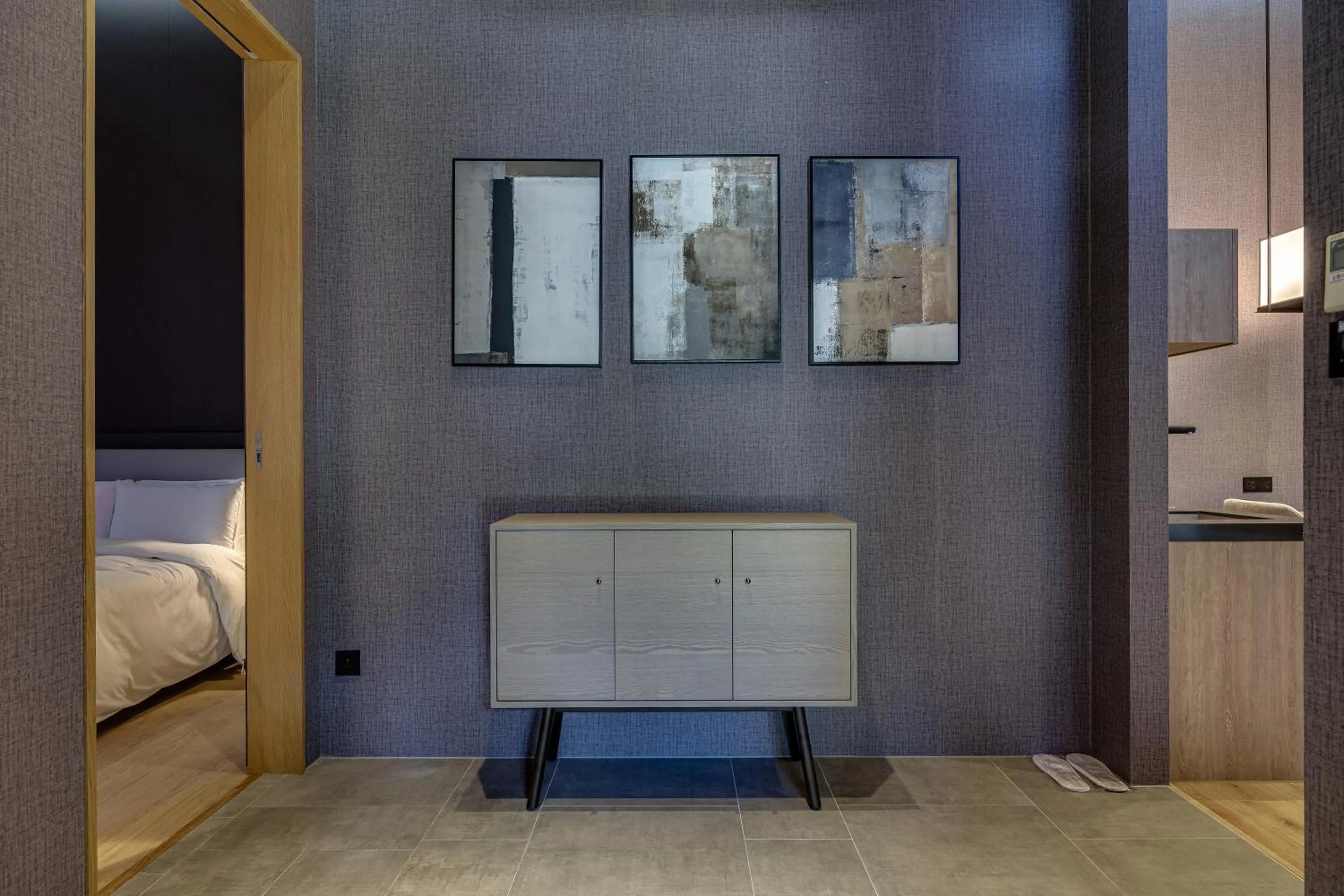 Bed in Boutech Wuri Village Hotel