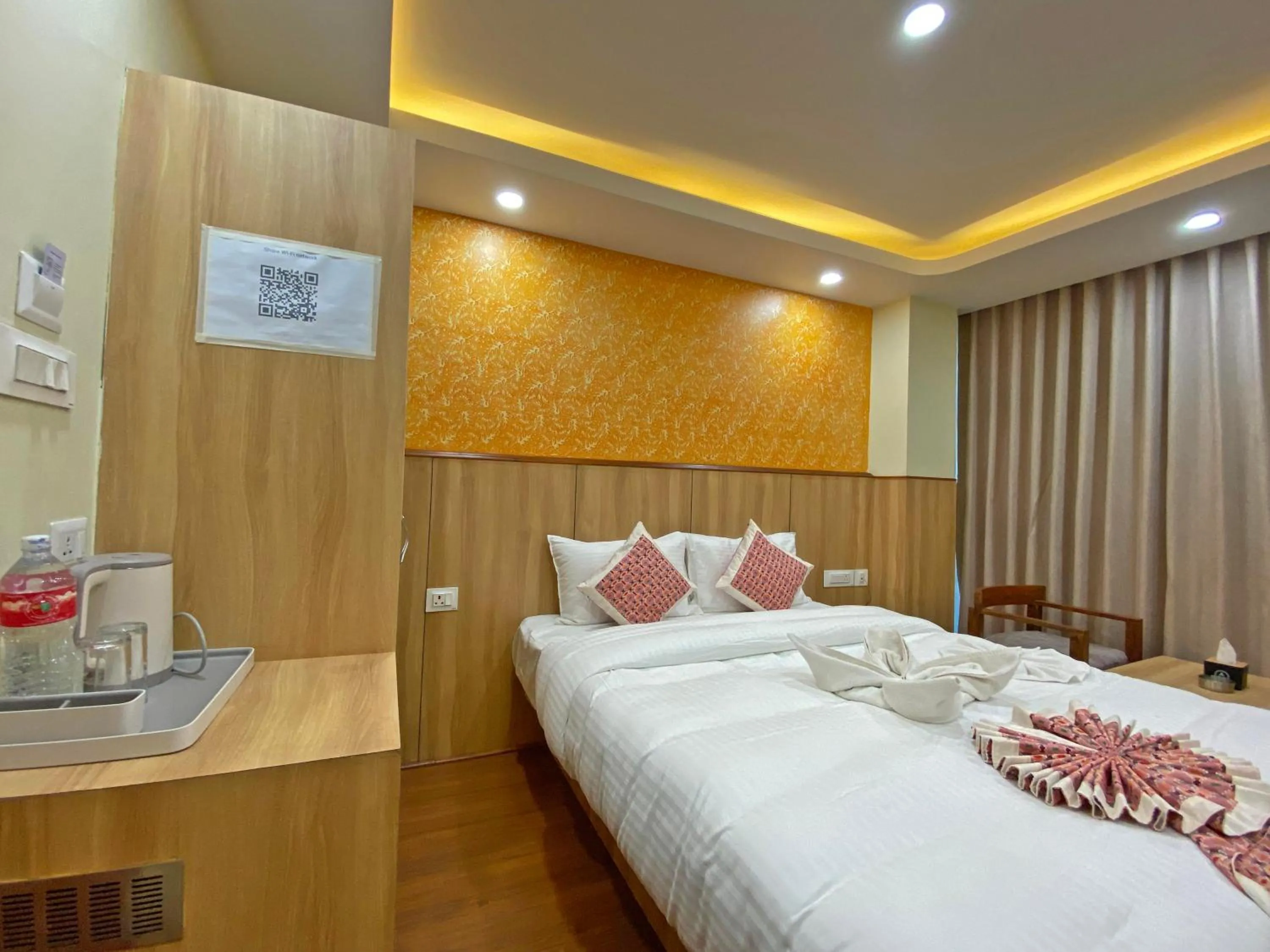 Bed in Hotel Lumbini Airport