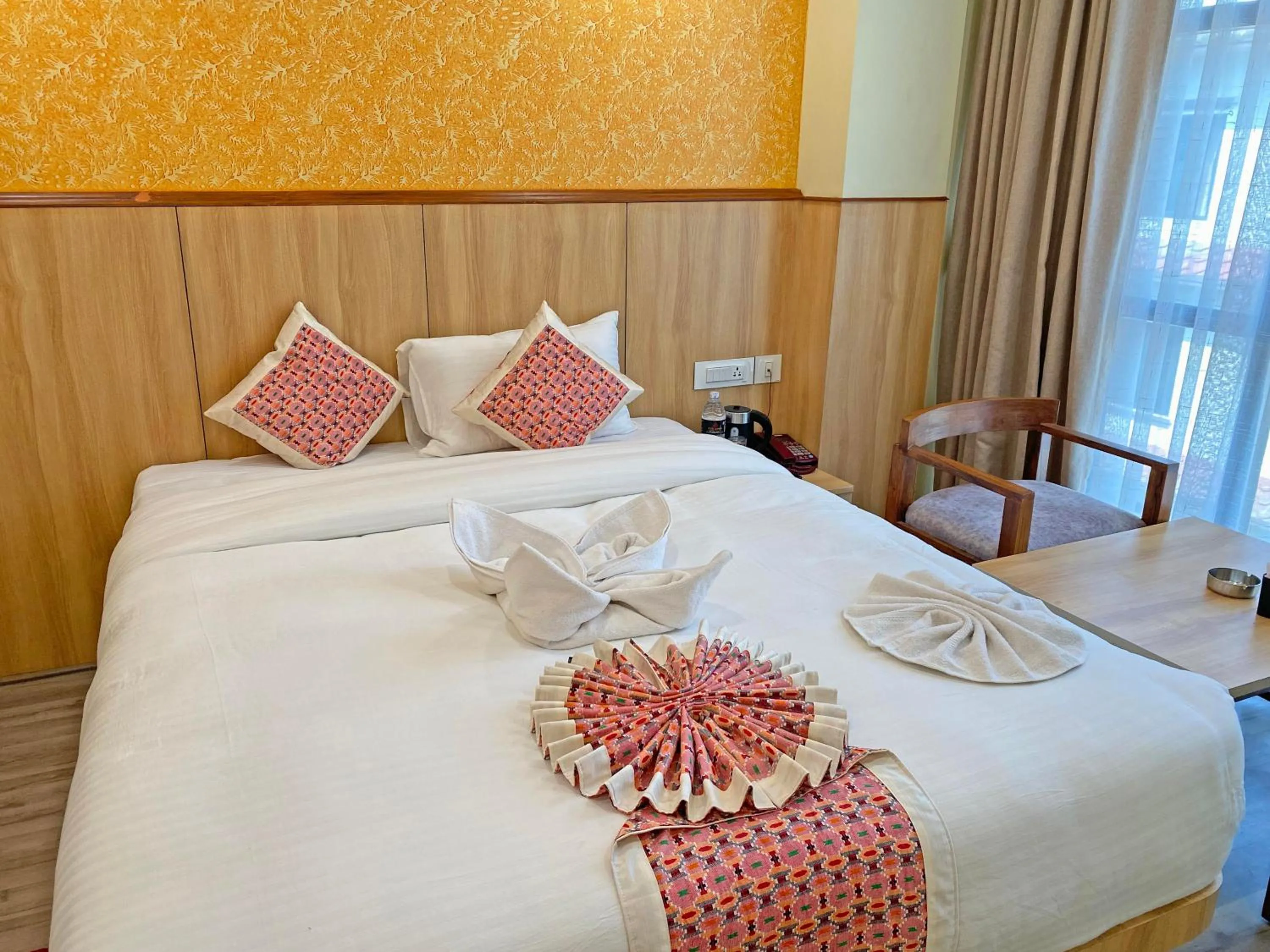 Bed in Hotel Lumbini Airport