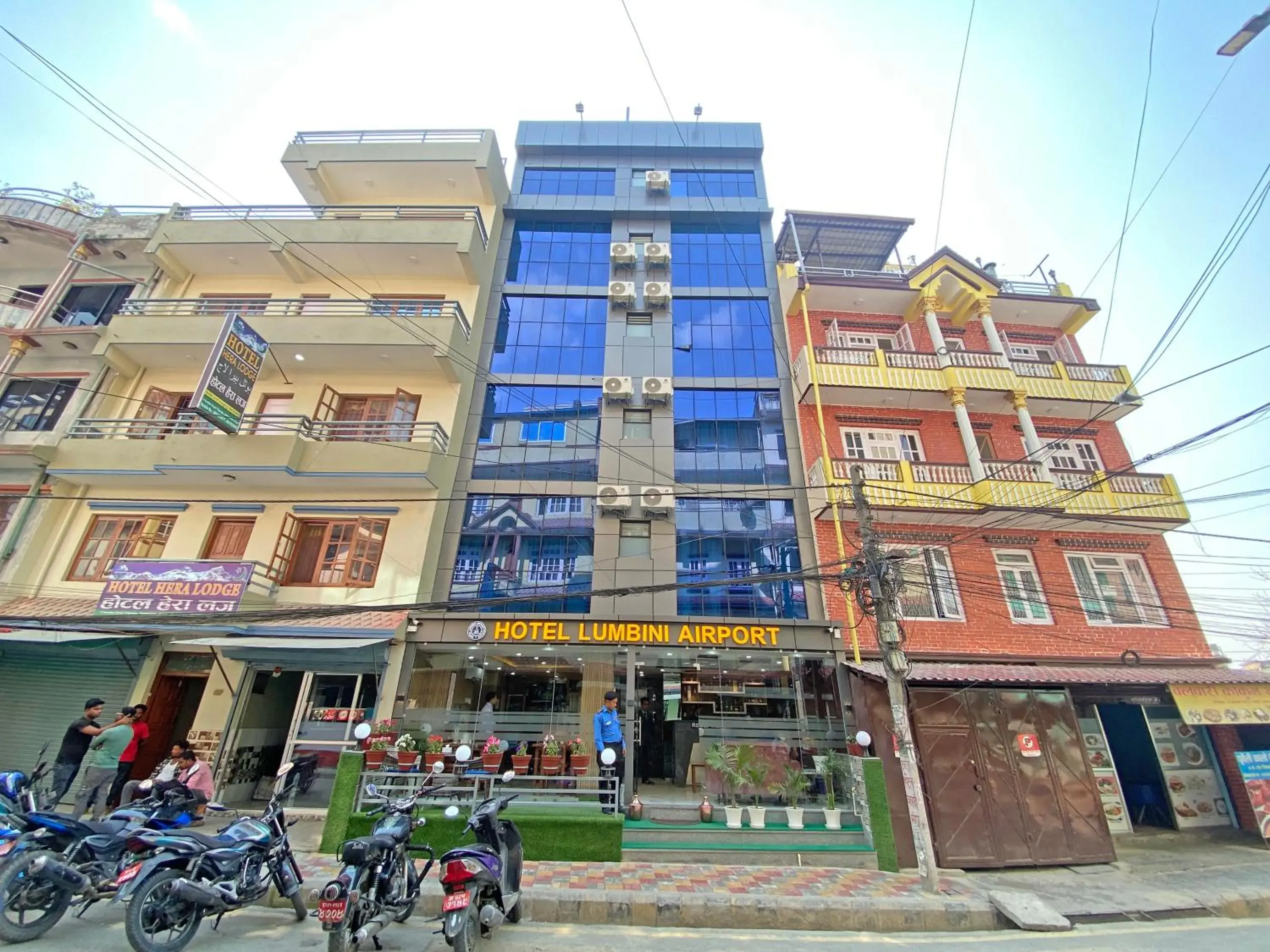 Property building in Hotel Lumbini Airport Property building in Hotel Lumbini Airport