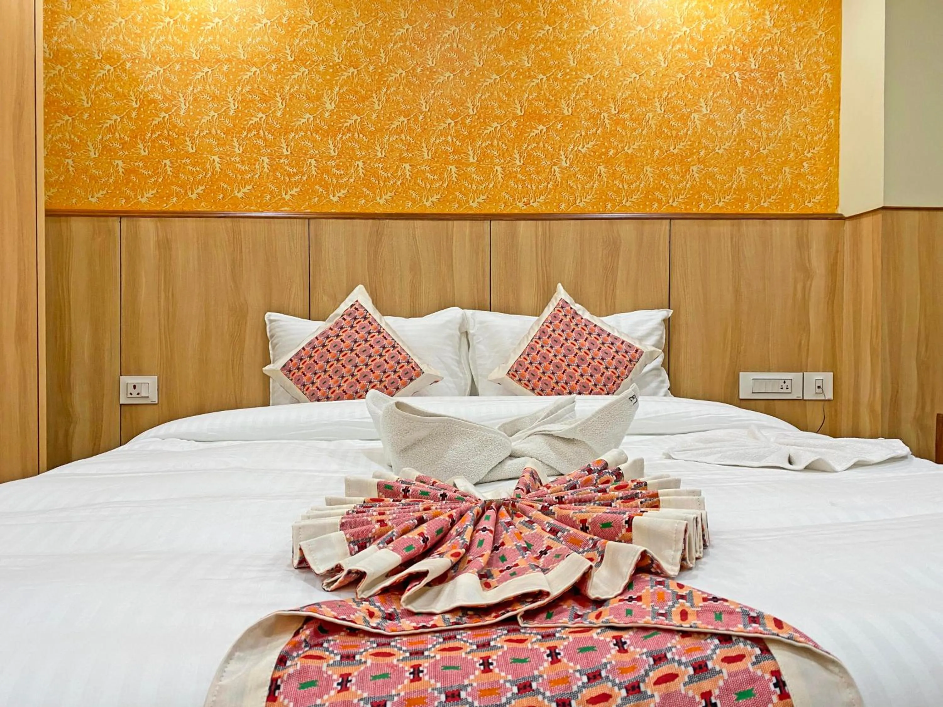Bed in Hotel Lumbini Airport