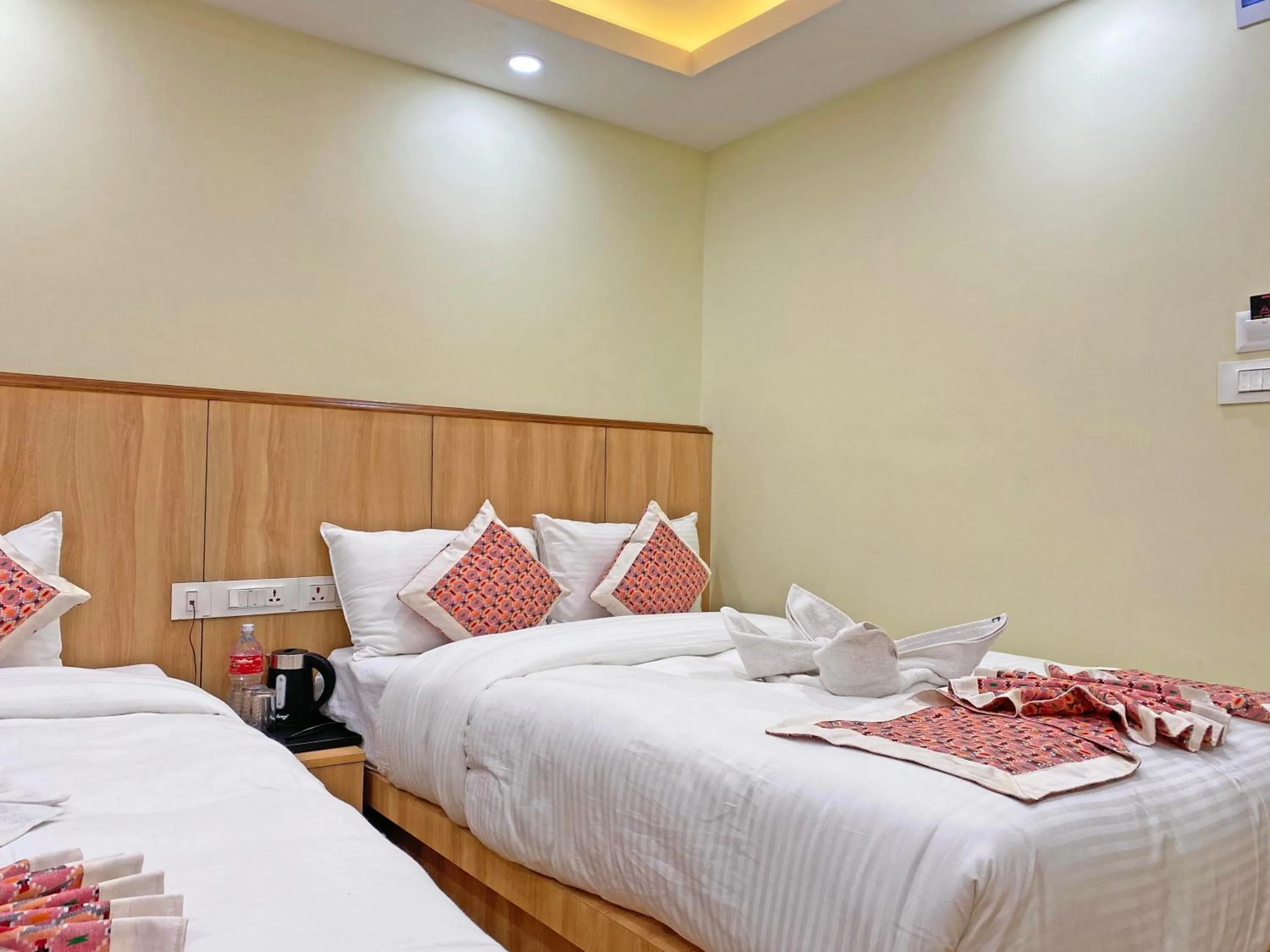 Bed in Hotel Lumbini Airport