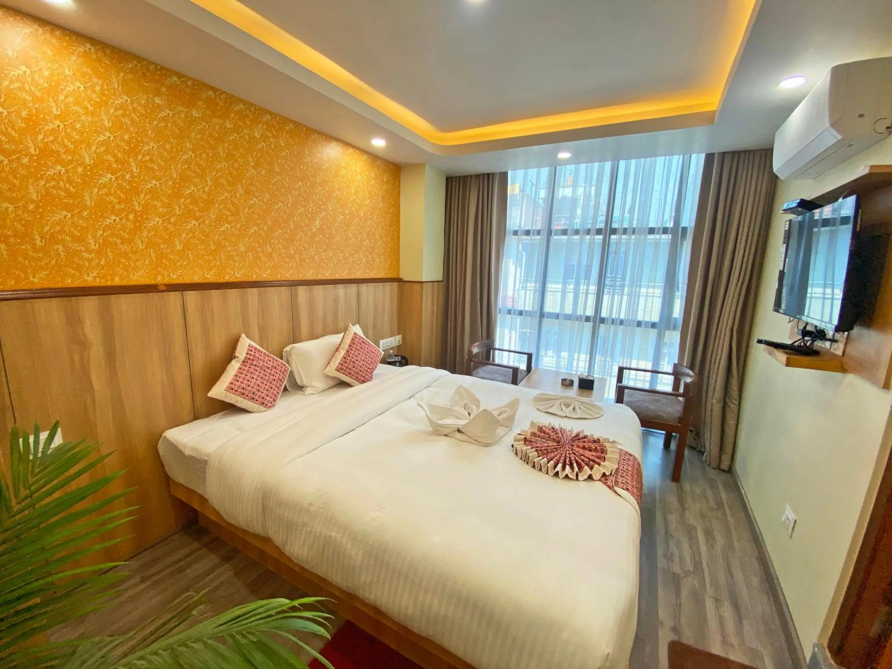Bed in Hotel Lumbini Airport