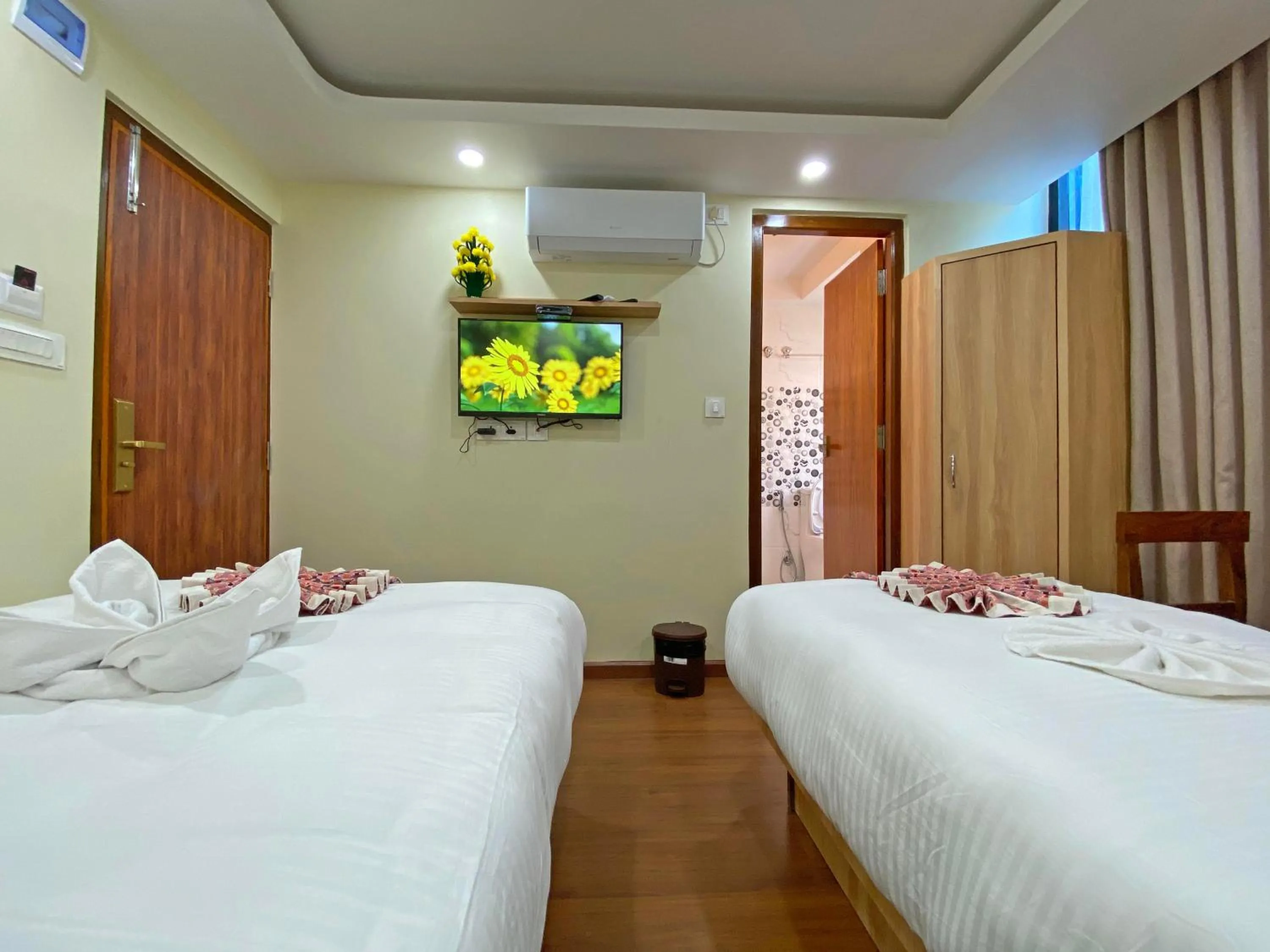 Bed in Hotel Lumbini Airport