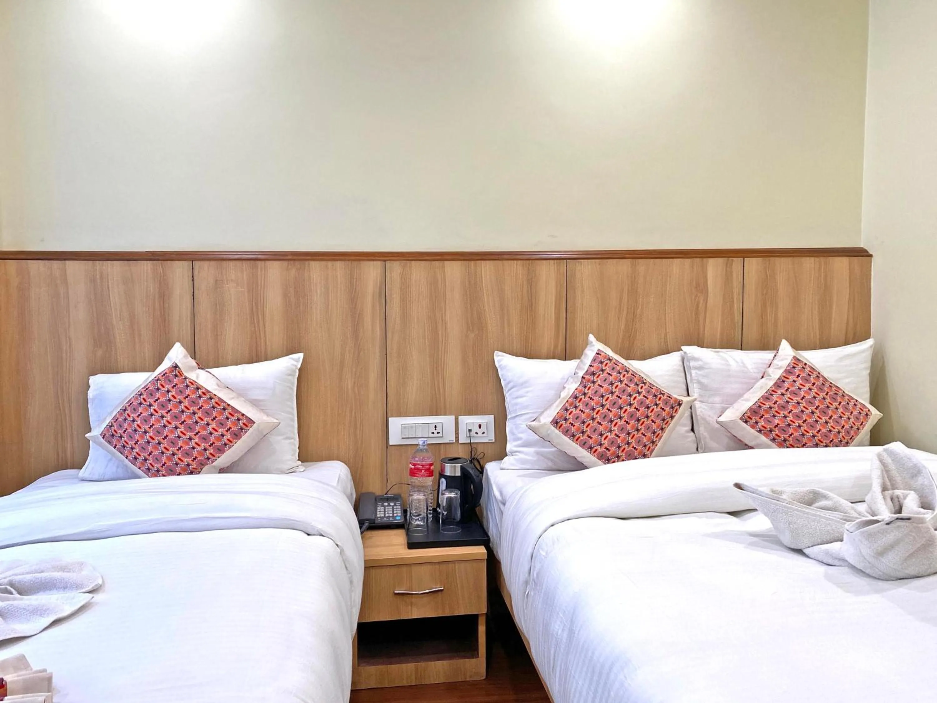 Bed in Hotel Lumbini Airport