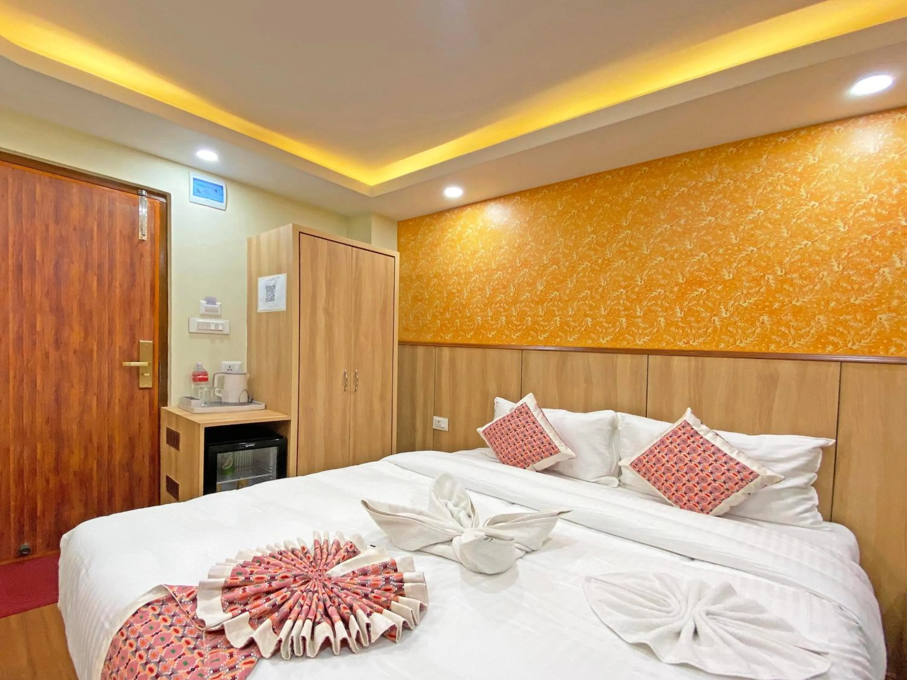 Bed in Hotel Lumbini Airport