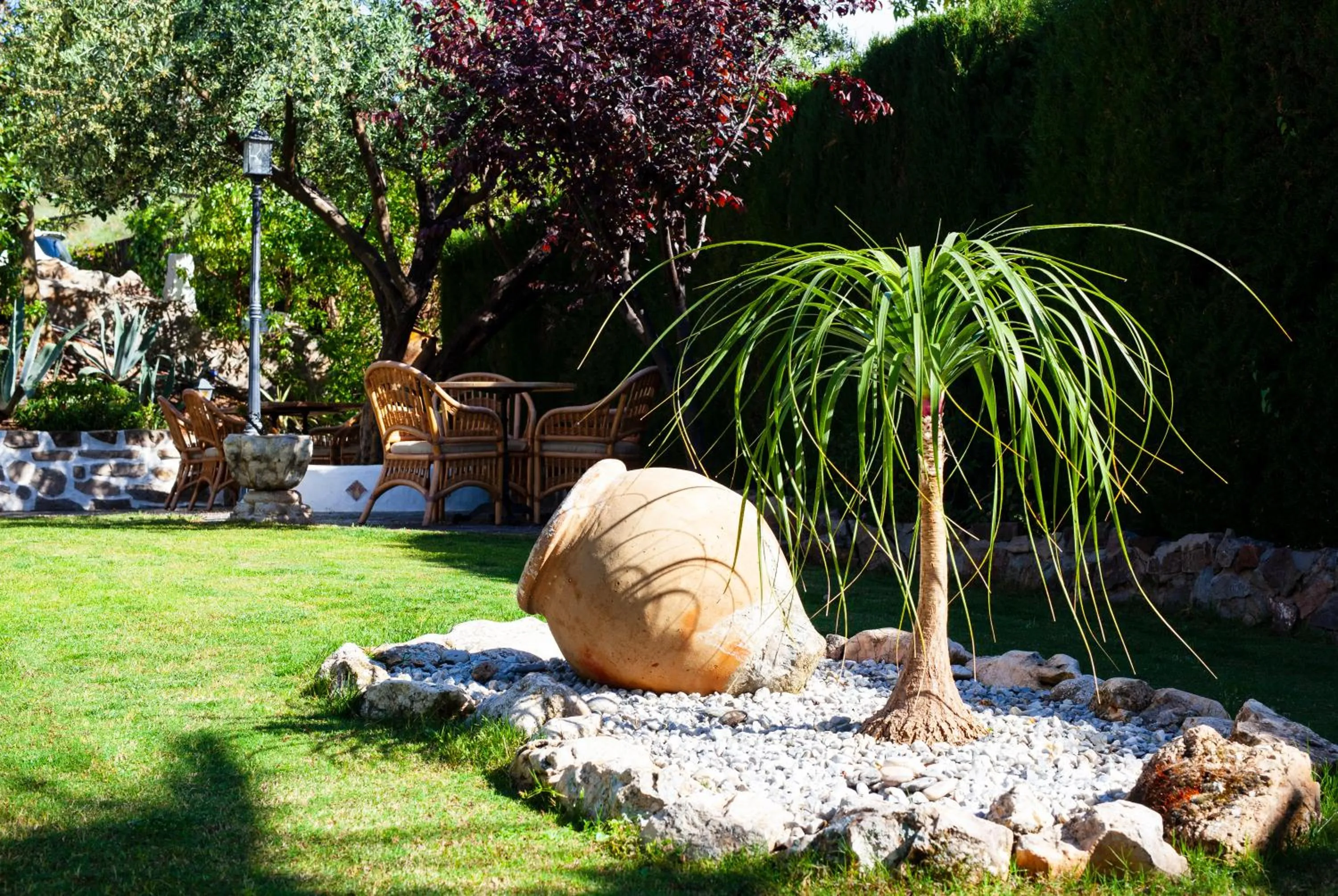 Garden in Hotel Cortijo de Salia