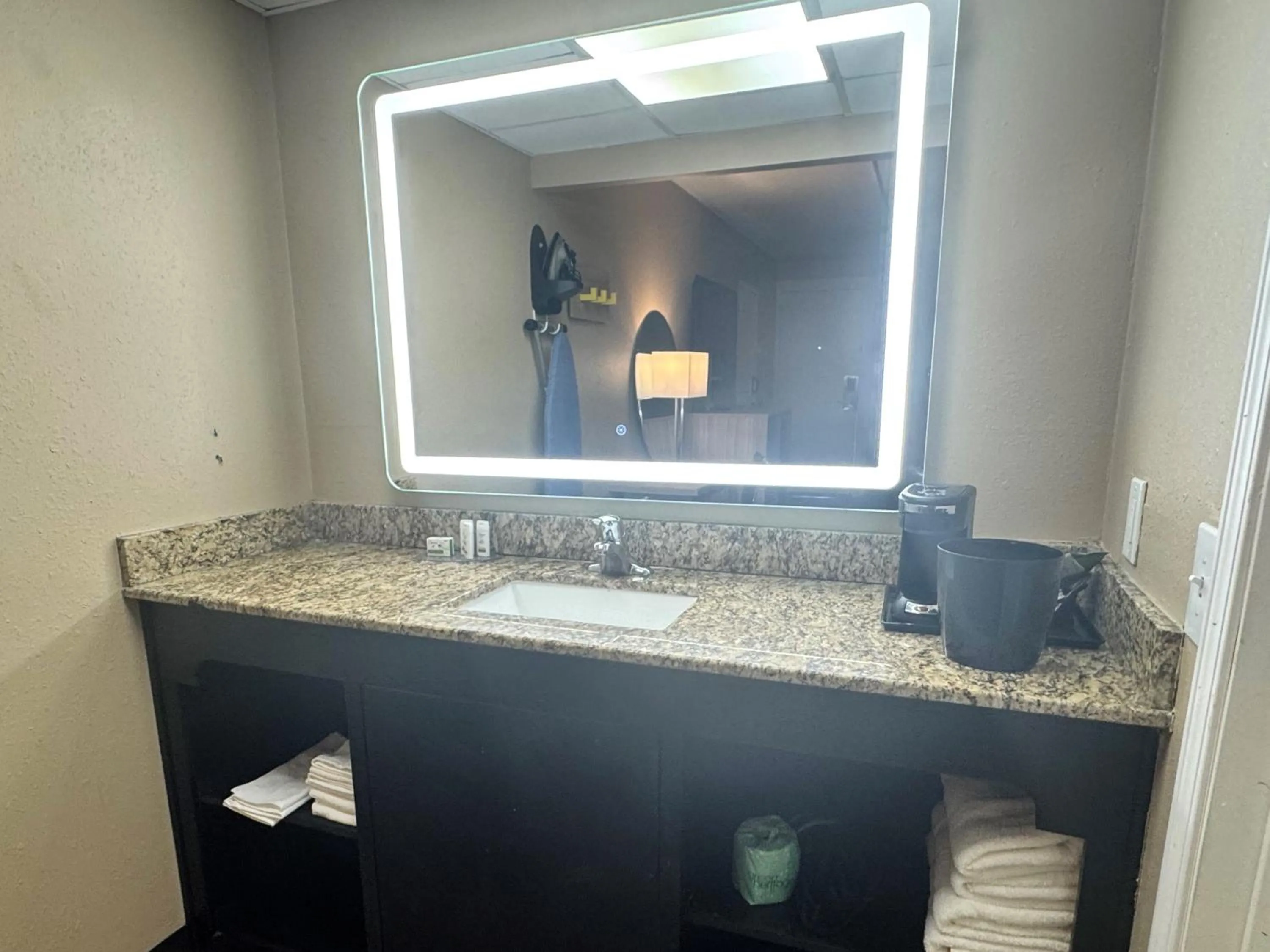 Bathroom in Super 8 by Wyndham Corpus Christi Airport