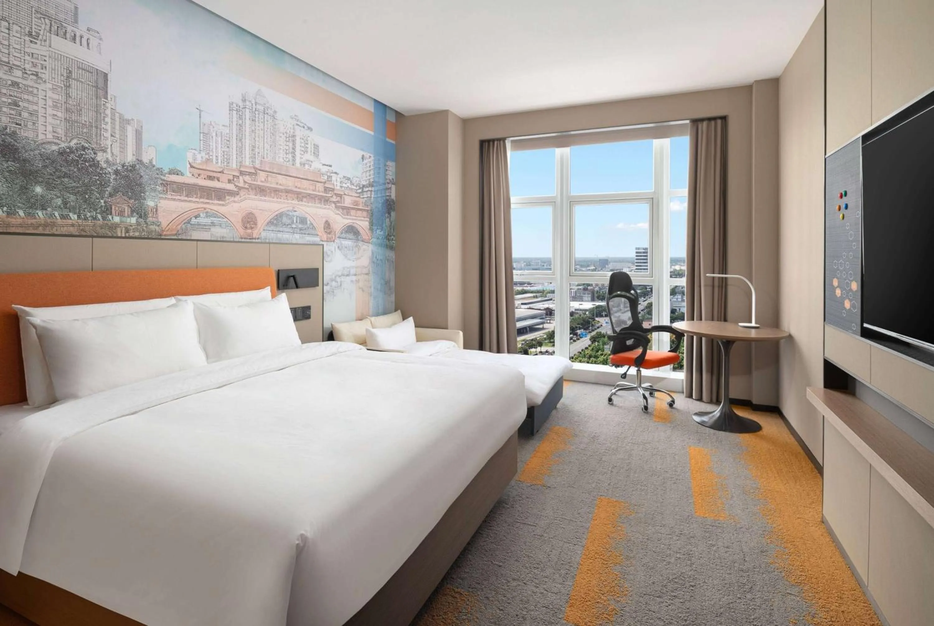 Photo of the whole room, Bed in Days Hotel by Wyndham Chengdu Wenjiang