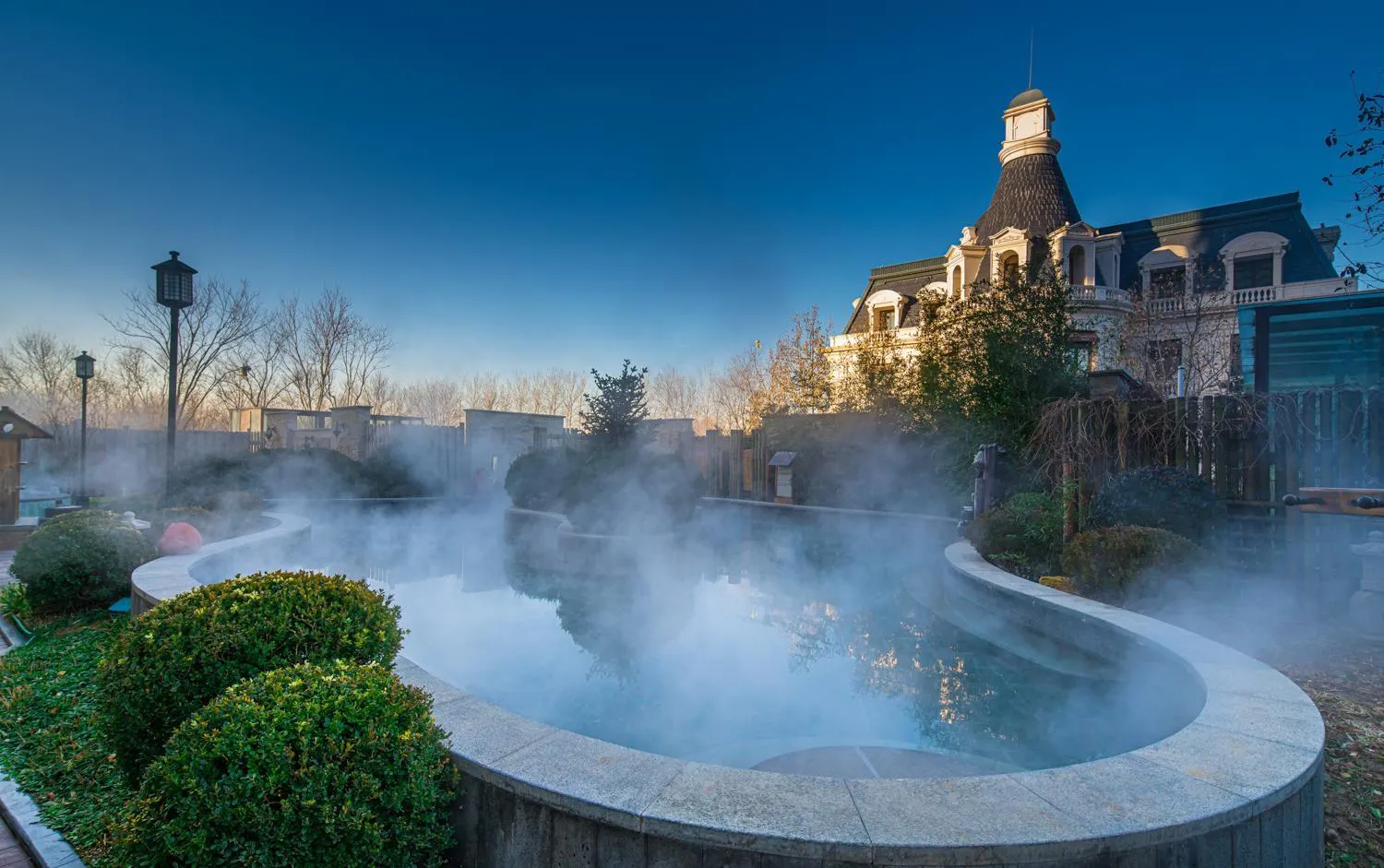 Hot Tub in Howard Johnson Junhe Hot Springs Resort Beijing北京君和豪生温泉酒店