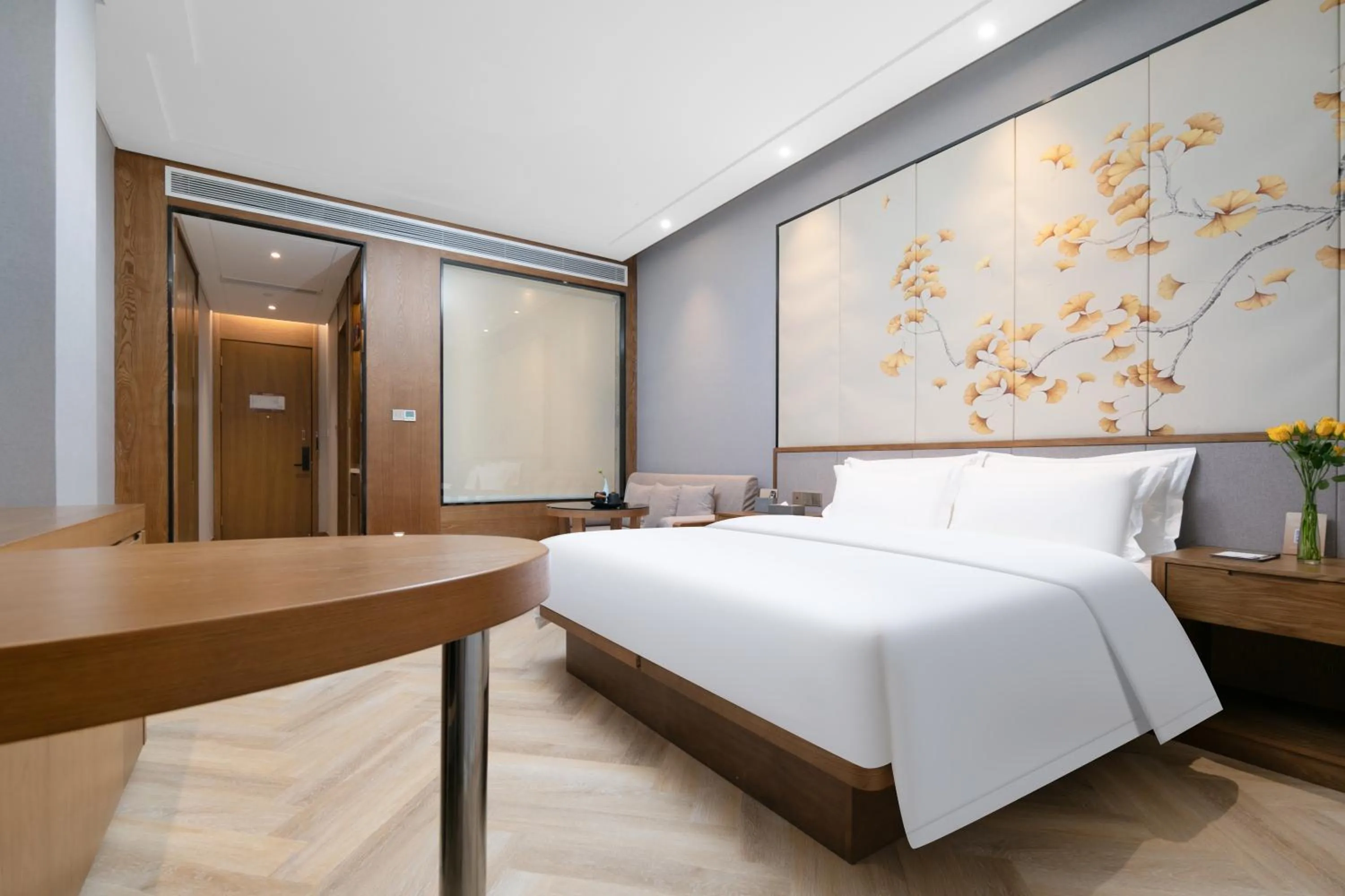 Bed in Ramada by Wyndham Wuhan Wangjiawan