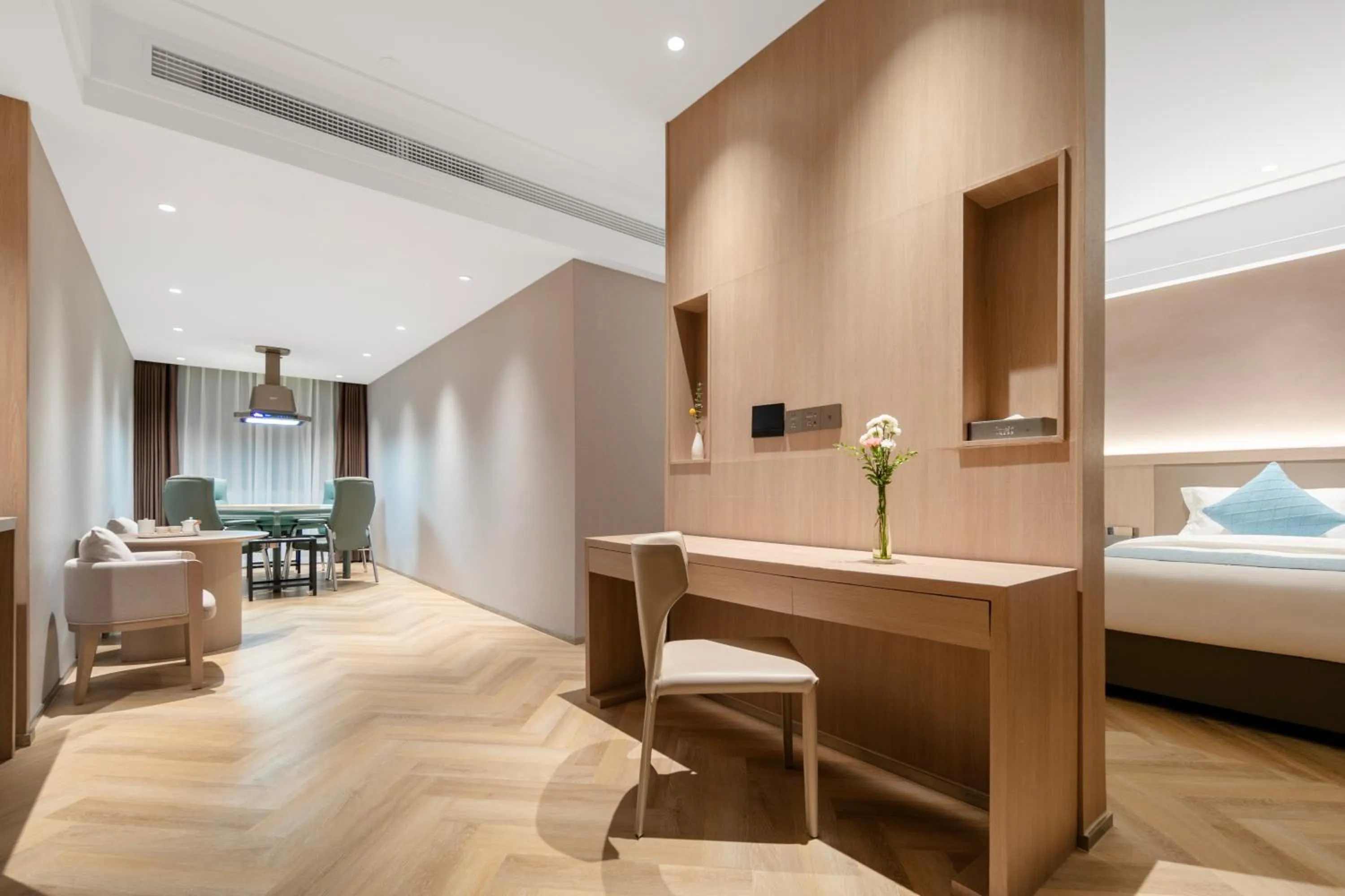 Bed in Ramada by Wyndham Wuhan Wangjiawan