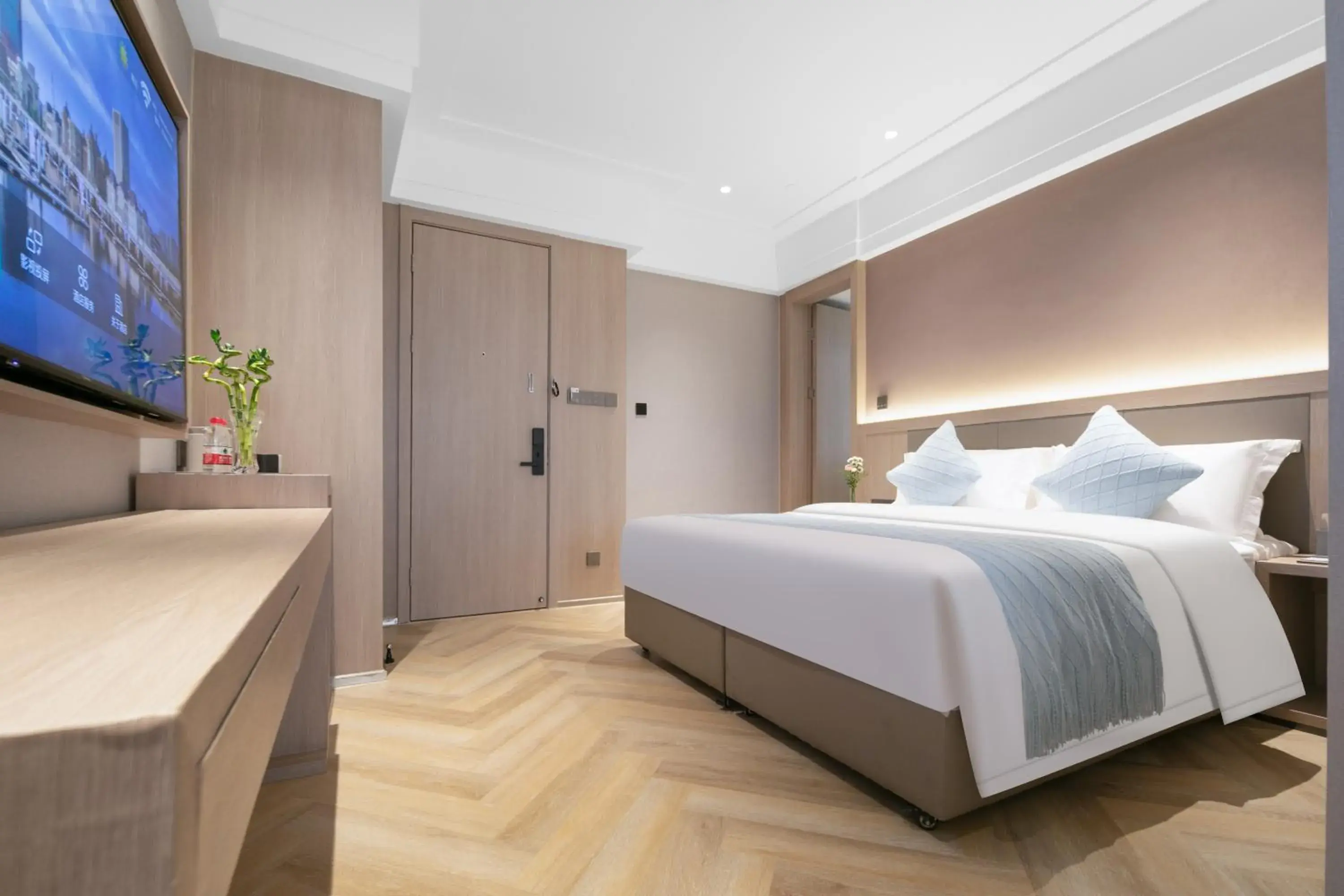 Bedroom, Bed in Ramada by Wyndham Wuhan Wangjiawan Bedroom, Bed in Ramada by Wyndham Wuhan Wangjiawan