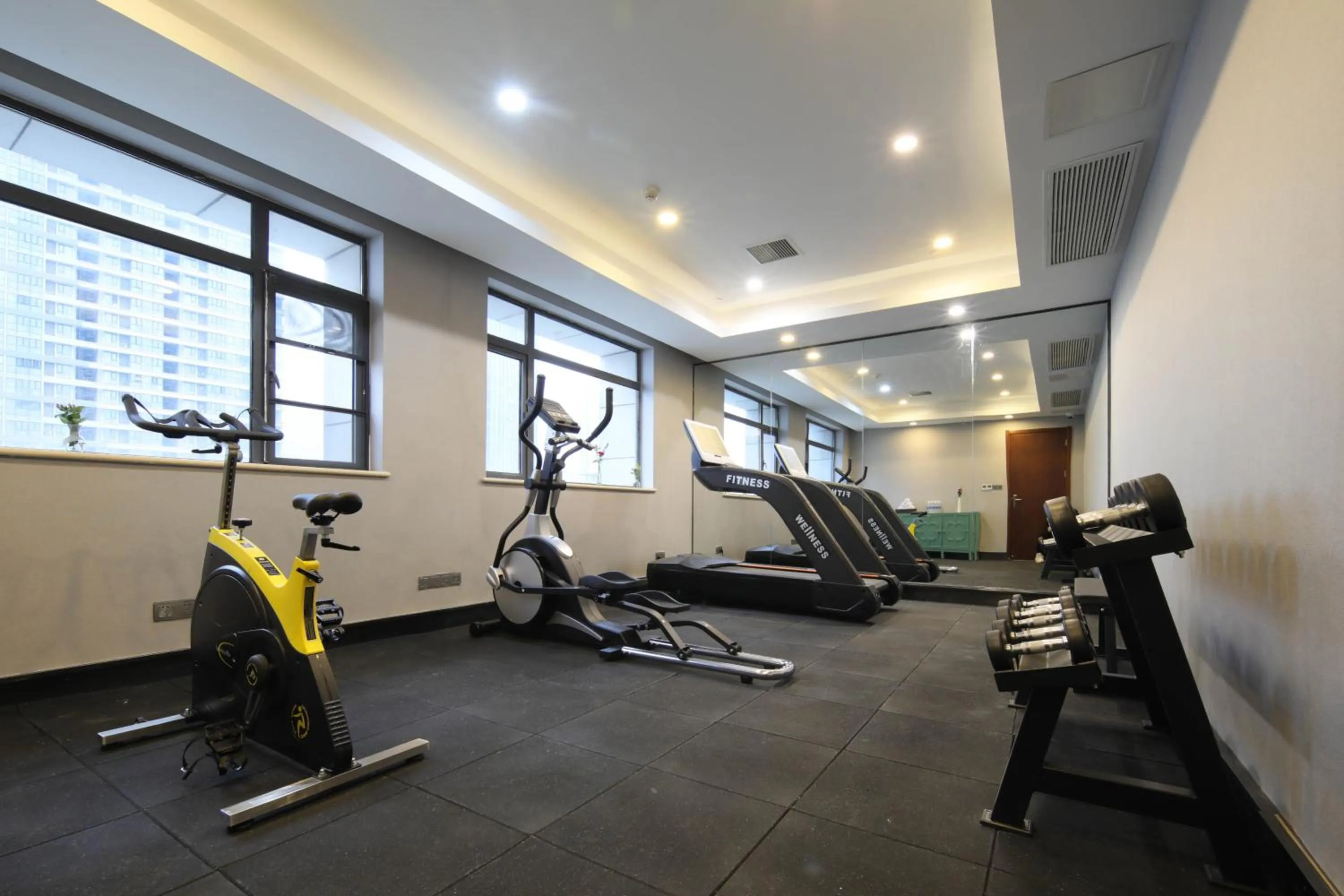 Fitness centre/facilities in Ramada by Wyndham Wuhan Wangjiawan